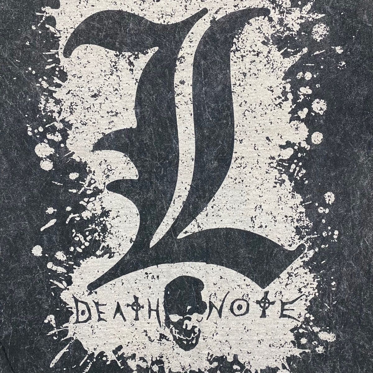 Anime × Vintage Vintage 00's DEATH NOTE Anime Manga Stonewash Style Tee Size US L / EU 52-54 / 3 - 4 Thumbnail