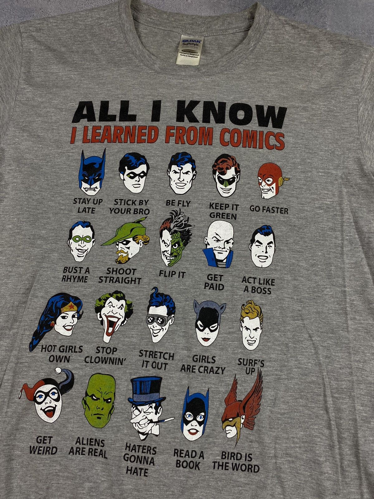 Marvel Comics Marvel Comics t shirt “ All I know I learned from comics” Size US M / EU 48-50 / 2 - 2 Thumbnail
