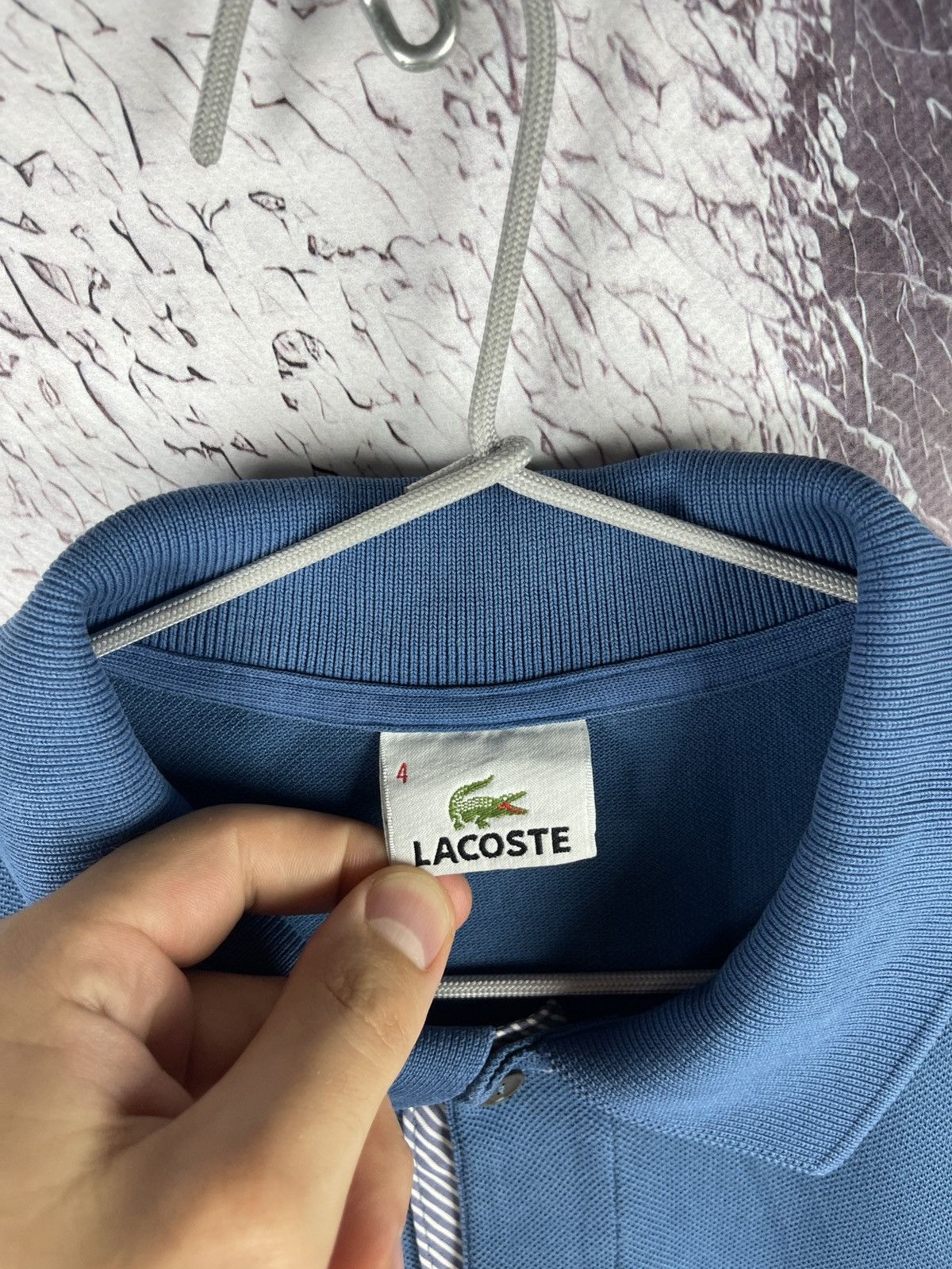 Lacoste Lacoste vintage y2k blue logo pocket polo tee Size US M / EU 48-50 / 2 - 7 Thumbnail