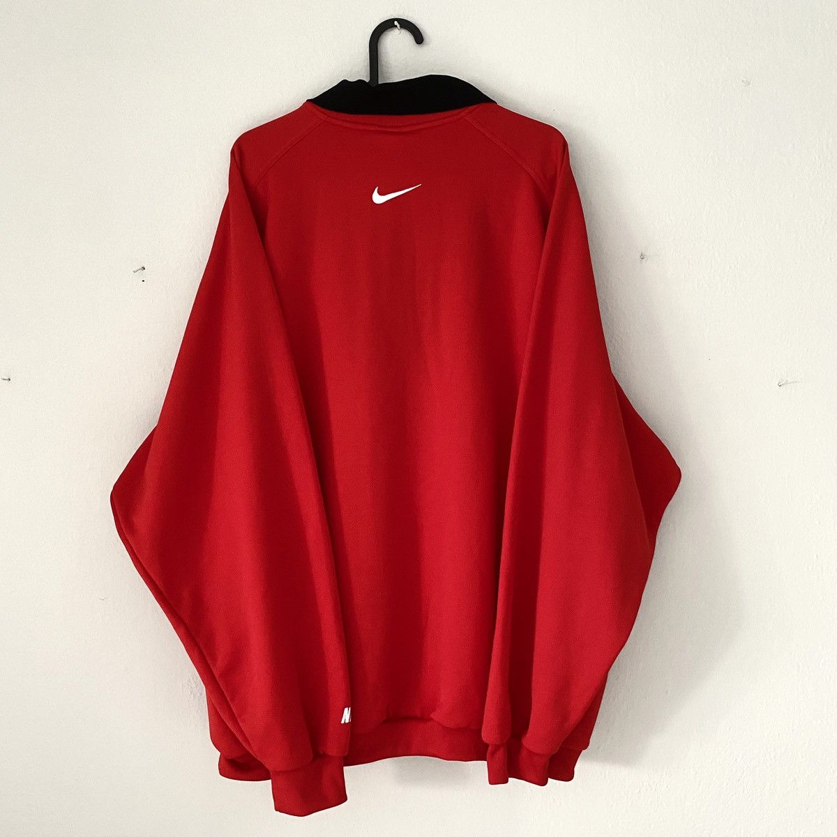 Nike × Vintage Y2K Nike Vintage Center Swoosh Big Logo Zip Sweatshirt Long Size US XL / EU 56 / 4 - 9 Thumbnail