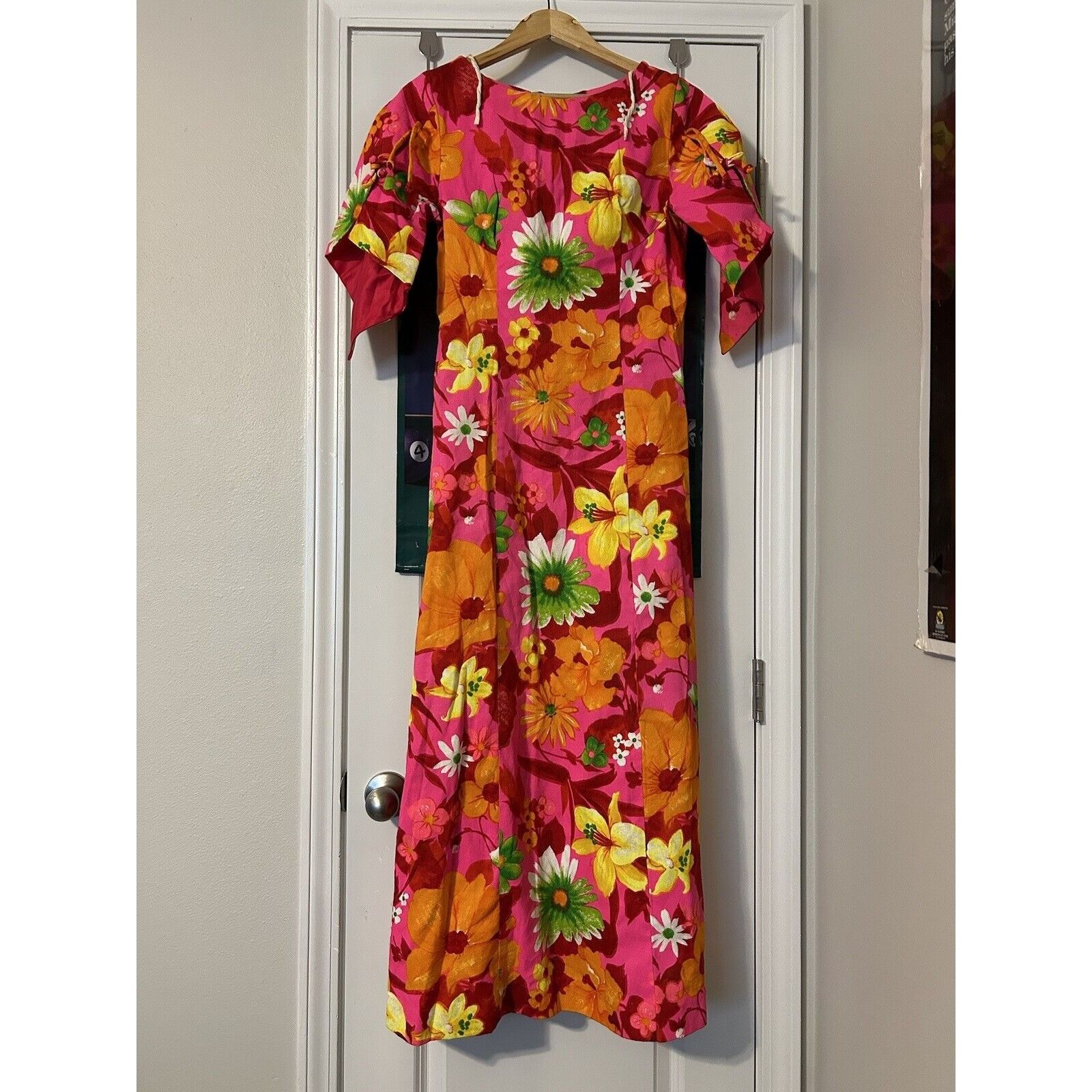 flowy dress mu Kalia Mu'umu'u Dress Hibiscus Hawaiian Quilt – [ki-ele] main image 1