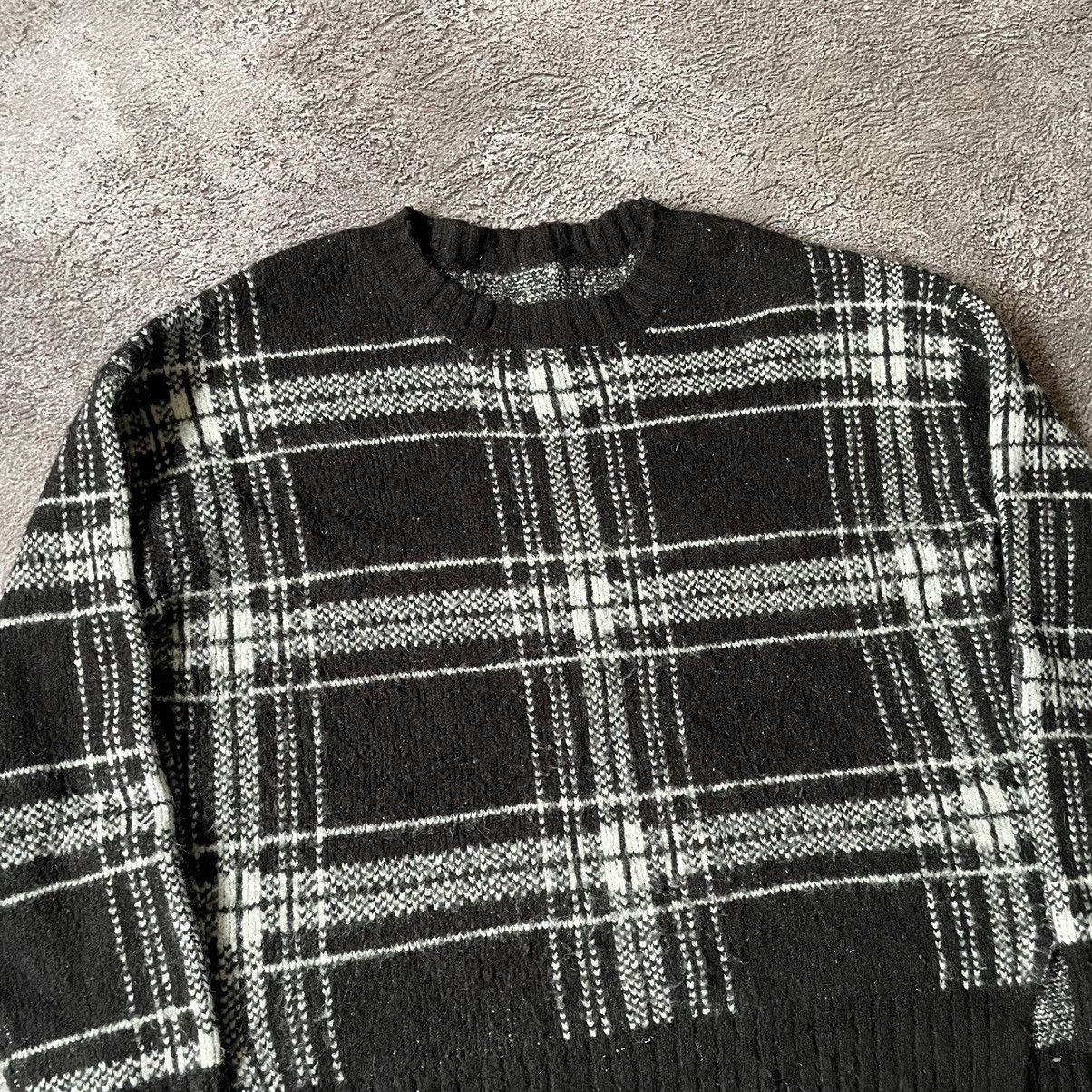 Vintage Vintage 90s Plaid Knit Sweater Y2K Grunge Oversized Faded M Size US M / EU 48-50 / 2 - 4 Thumbnail