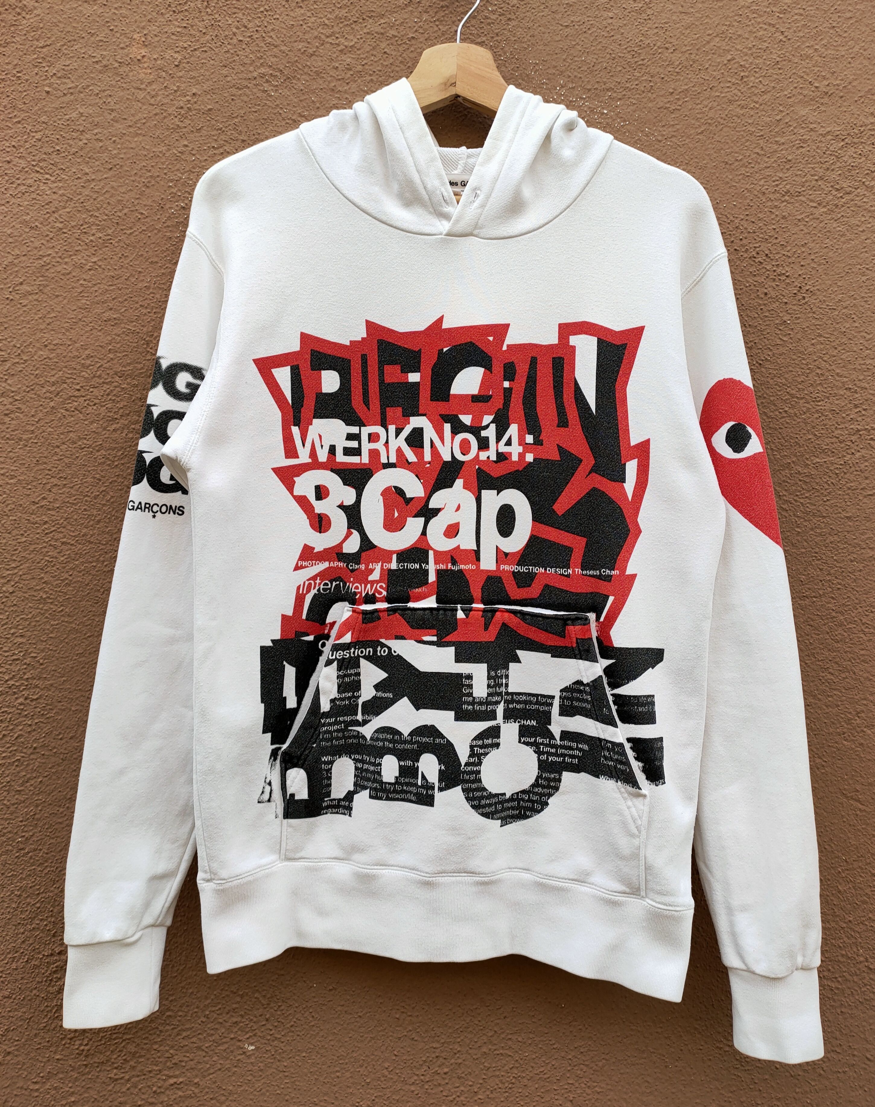Comme des Garcons Rare CDG Play Printed Hoodie Size US M / EU 48-50 / 2 - 2 Thumbnail