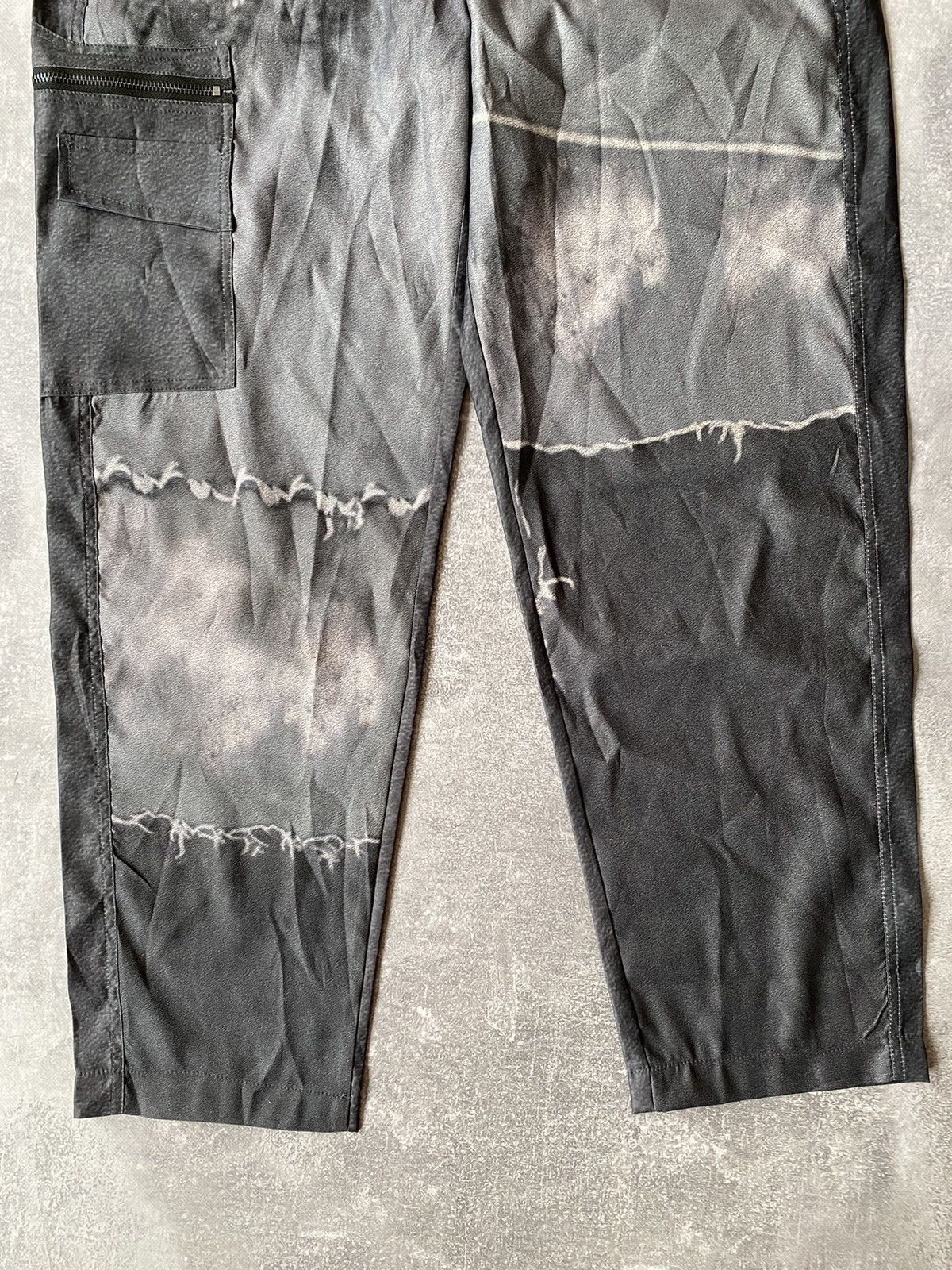 Japanese Brand × Vintage Avant Garde Skull Painted Pants Size US 35 - 3 Thumbnail