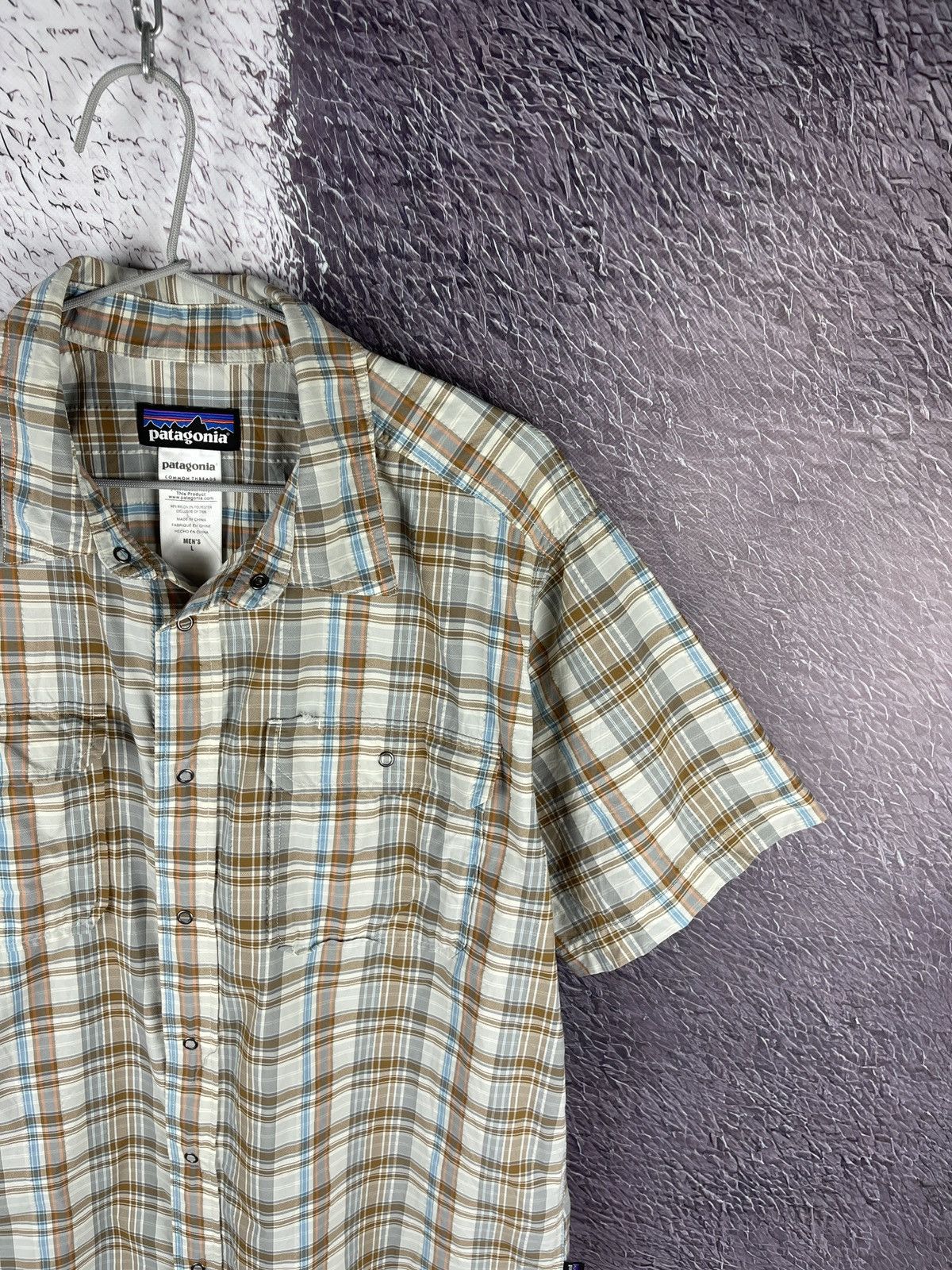 Patagonia Patagonia checkered double pocket short sleeve shirt Size US L / EU 52-54 / 3 - 5 Thumbnail