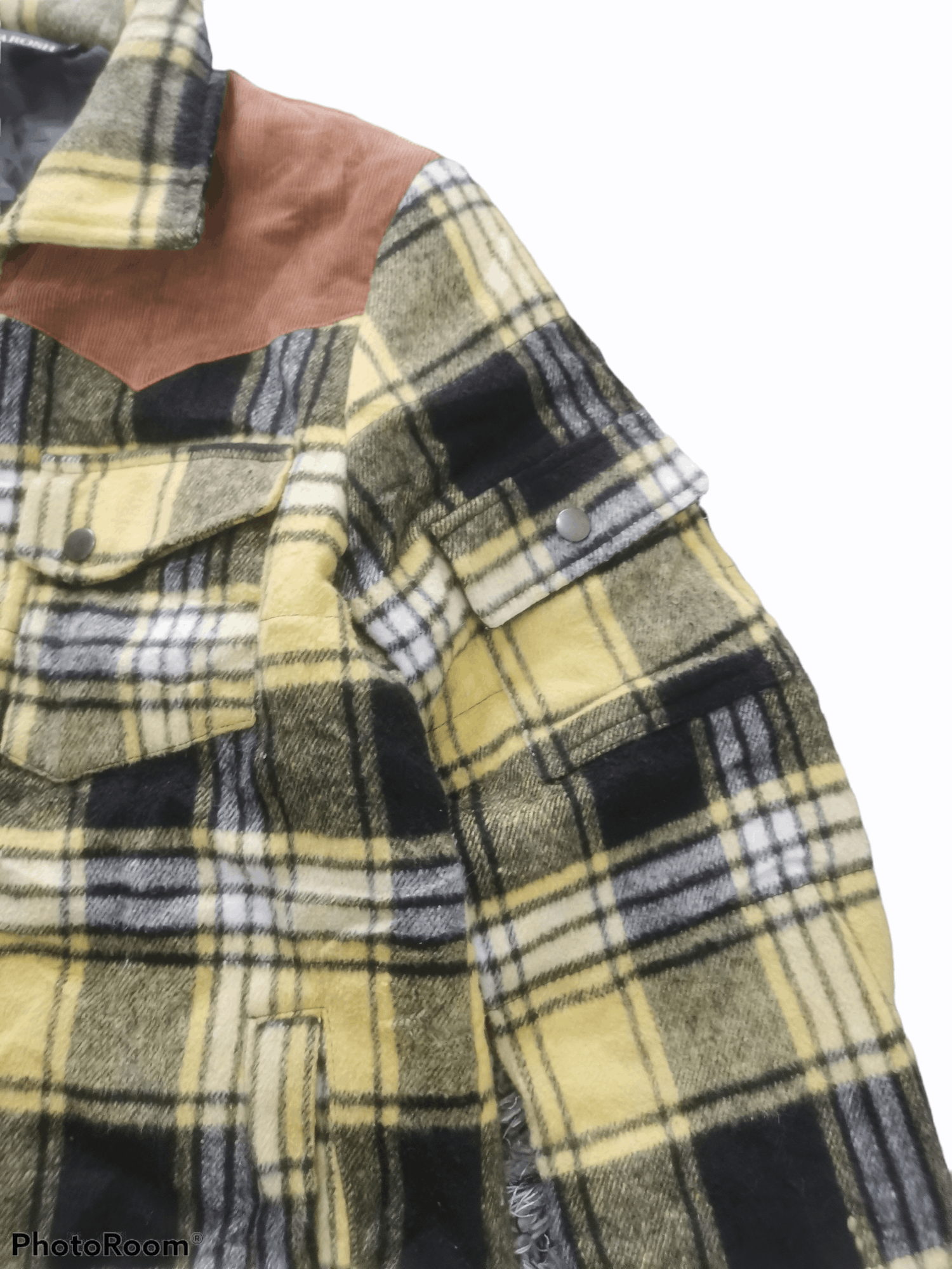 Designer × Japanese Brand Japanese Varosh Fleece Flannel Jacket Size US S / EU 44-46 / 1 - 4 Thumbnail
