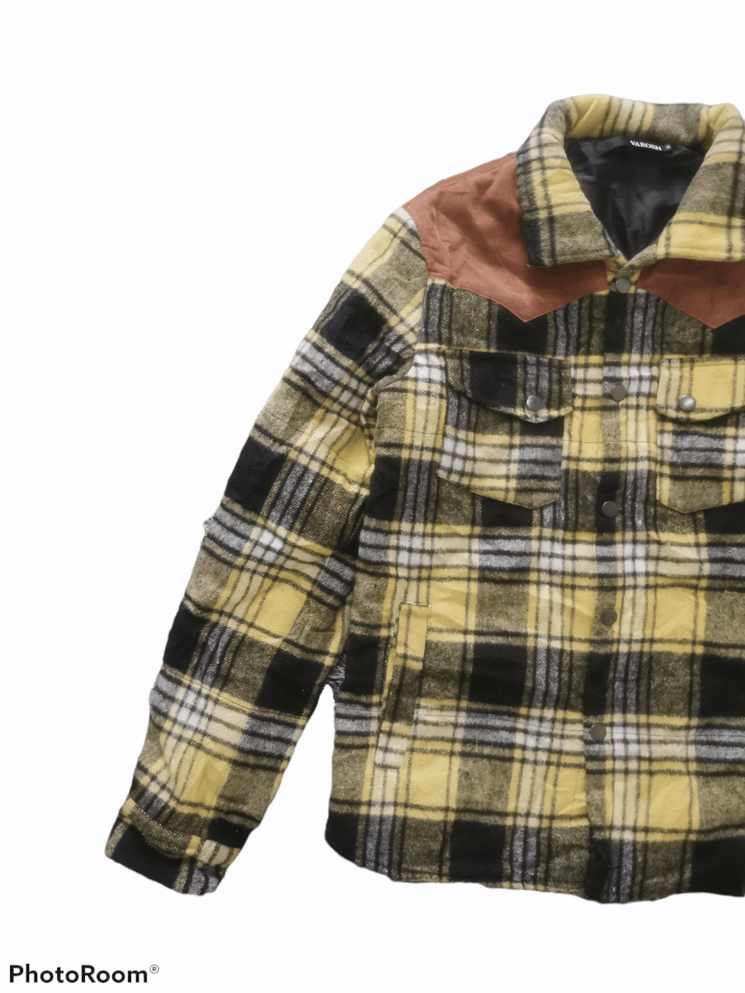 Designer × Japanese Brand Japanese Varosh Fleece Flannel Jacket Size US S / EU 44-46 / 1 - 2 Thumbnail