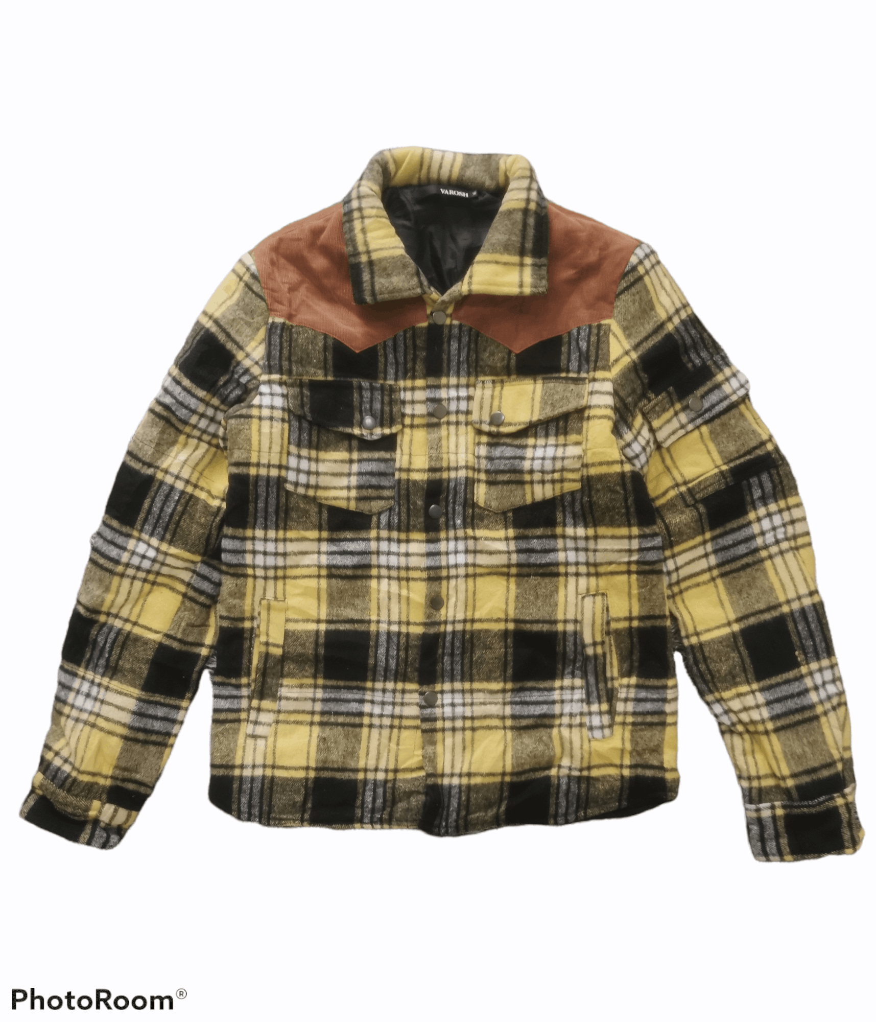 Designer × Japanese Brand Japanese Varosh Fleece Flannel Jacket Size US S / EU 44-46 / 1 - 1 Thumbnail
