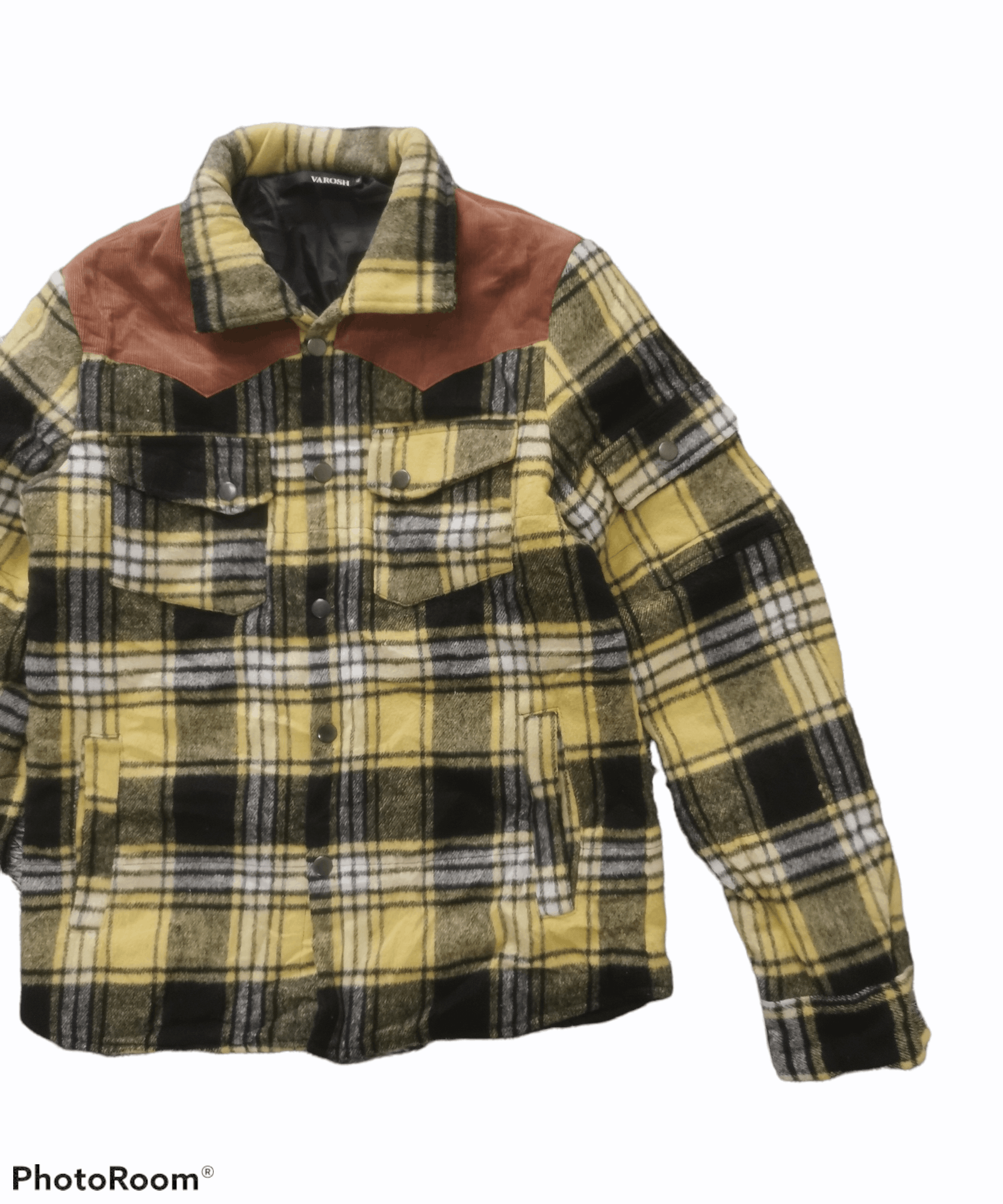 Designer × Japanese Brand Japanese Varosh Fleece Flannel Jacket Size US S / EU 44-46 / 1 - 3 Thumbnail