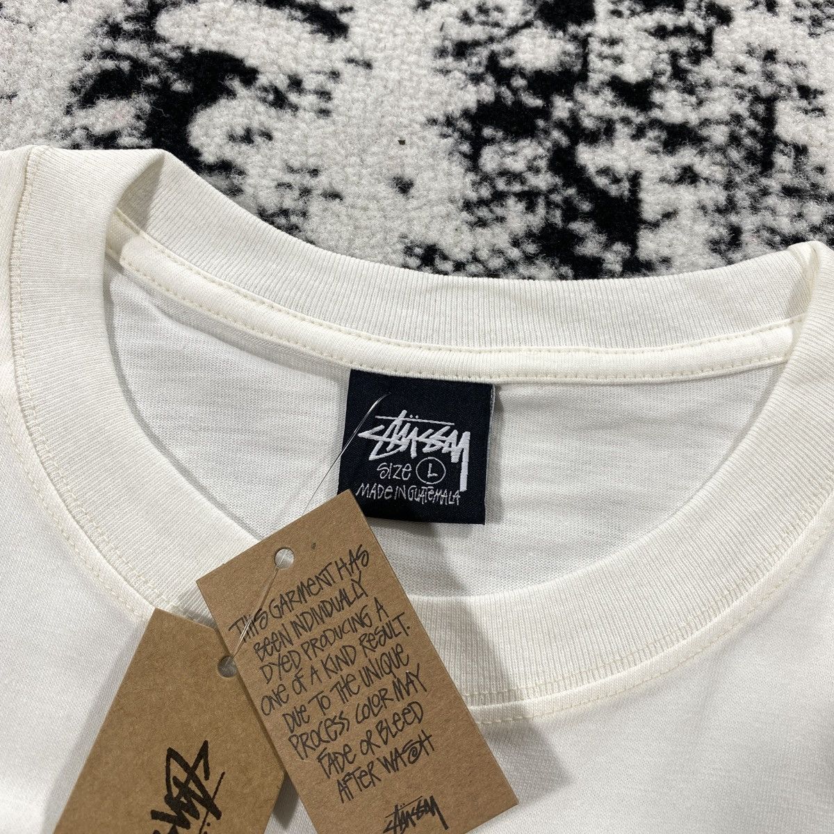 Stussy STUSSY DOLLIE PIG DYED TEE NATURAL - LARGE Size US L / EU 52-54 / 3 - 4 Thumbnail