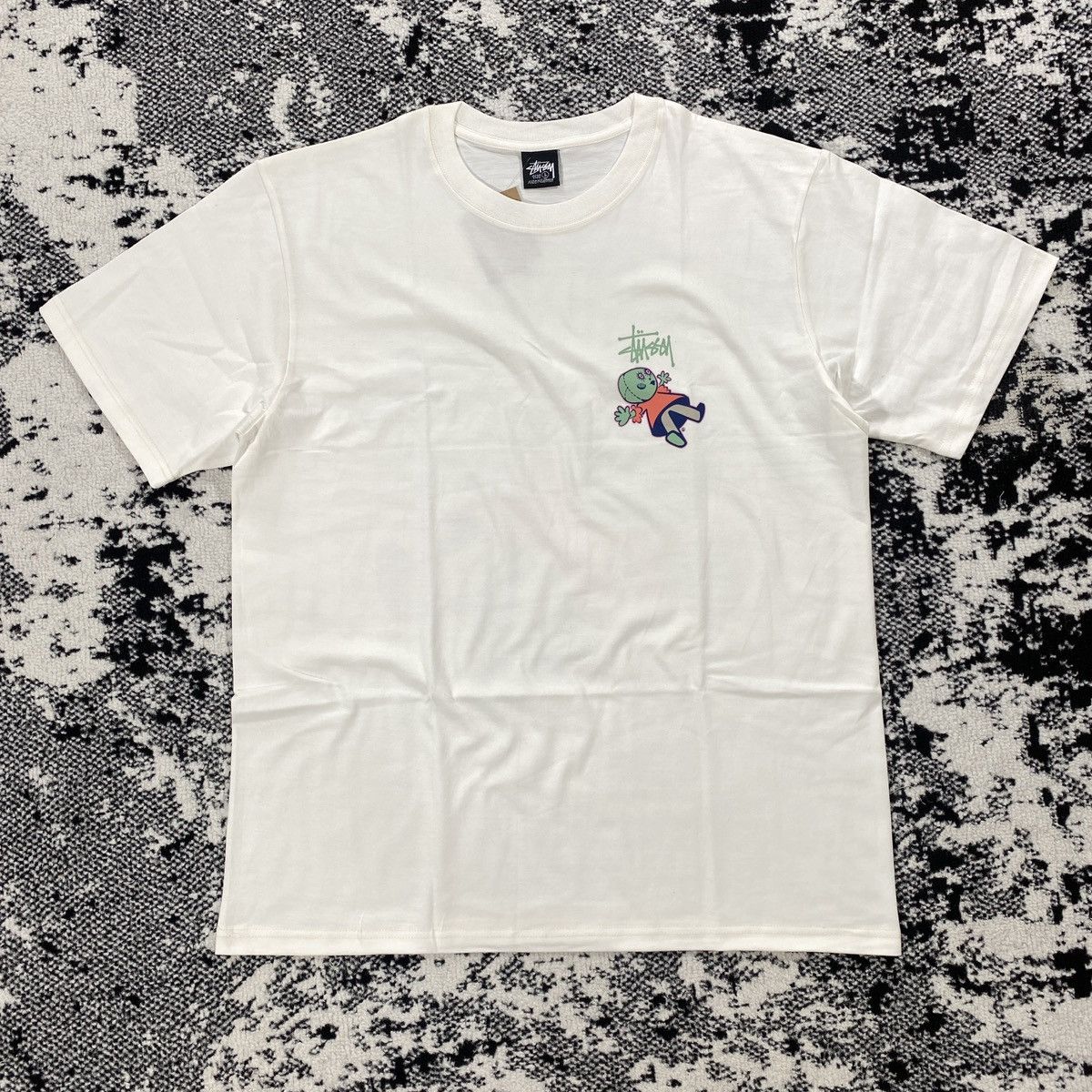 Stussy STUSSY DOLLIE PIG DYED TEE NATURAL - LARGE Size US L / EU 52-54 / 3 - 3 Thumbnail