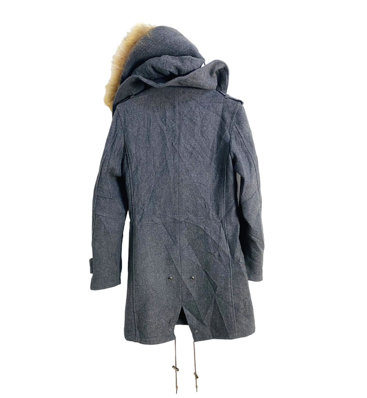 Le Grande Bleu (L.G.B.) Tornado Mart Coat with fur Size US M / EU 48-50 / 2 - 4 Thumbnail
