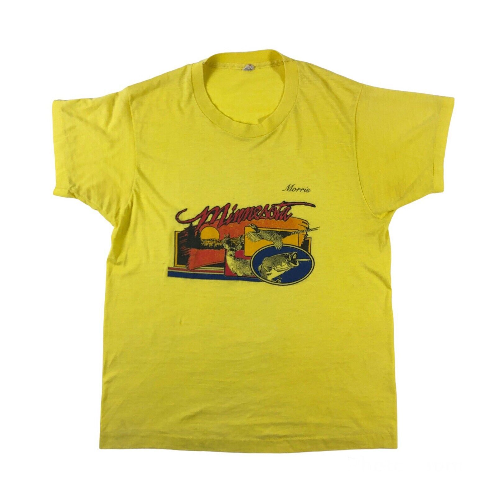 Vintage Vintage 80s Morris Minnesota Single Stitch Paper Thin Tee Size US XS / EU 42 / 0 - 1 Thumbnail