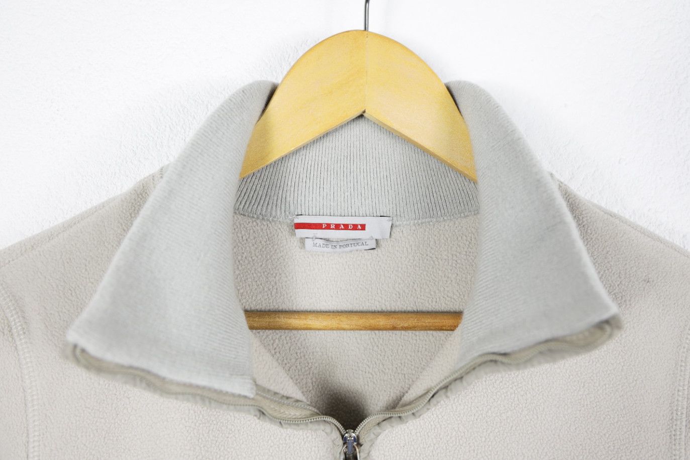 Prada Prada Tab & Logo Fleece Track Jacket Zip Y2K Size M / US 6-8 / IT 42-44 - 7 Thumbnail