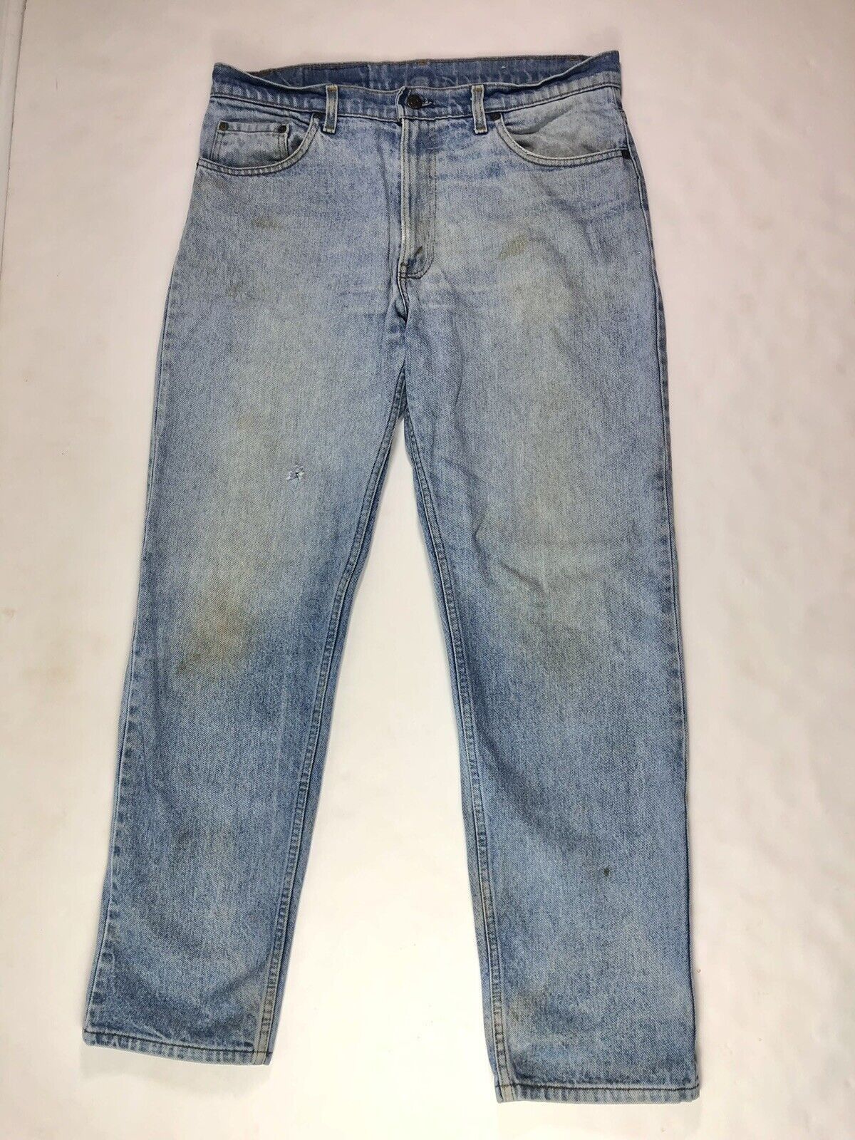 Levi's × Vintage Vintage 80s Levis 506-0213 Made In USA Distressed Jeans Size US 35 - 16 Thumbnail