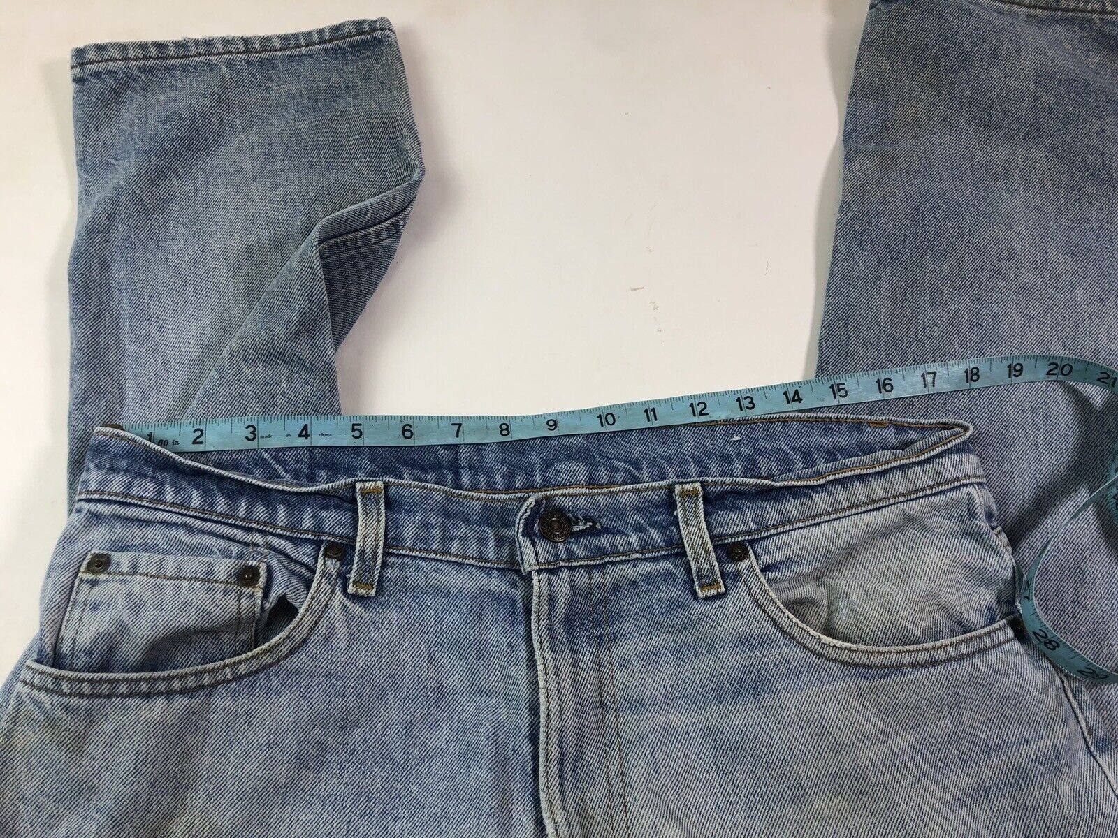 Levi's × Vintage Vintage 80s Levis 506-0213 Made In USA Distressed Jeans Size US 35 - 13 Thumbnail