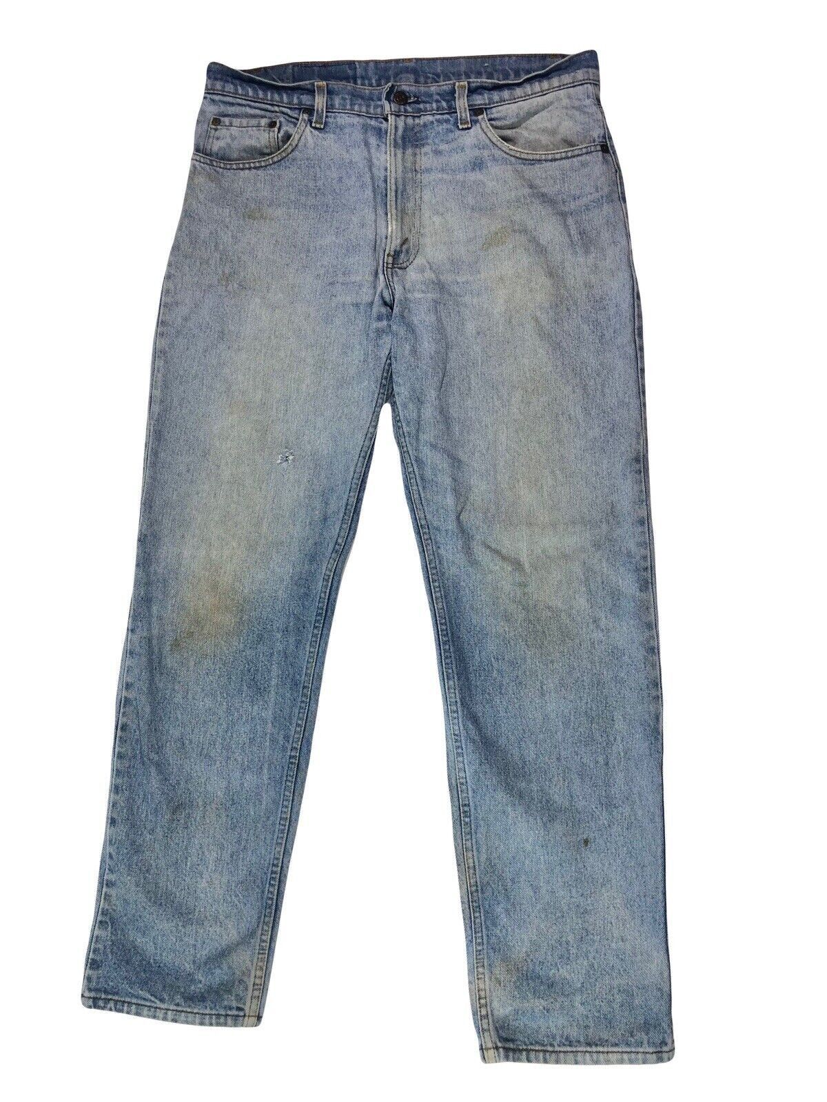 Levi's × Vintage Vintage 80s Levis 506-0213 Made In USA Distressed Jeans Size US 35 - 1 Thumbnail