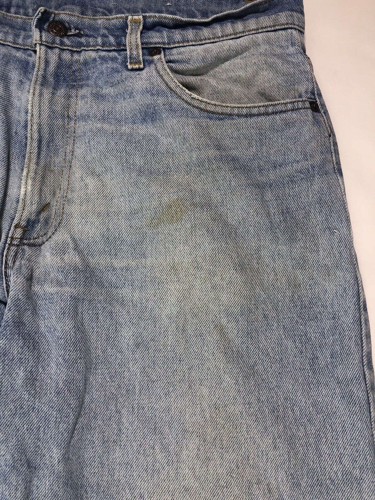 Levi's × Vintage Vintage 80s Levis 506-0213 Made In USA Distressed Jeans Size US 35 - 3 Thumbnail