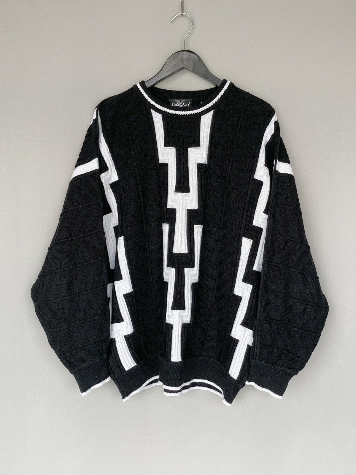 Vintage Multicolor Carlo Colucci Knit Sweater Jumper