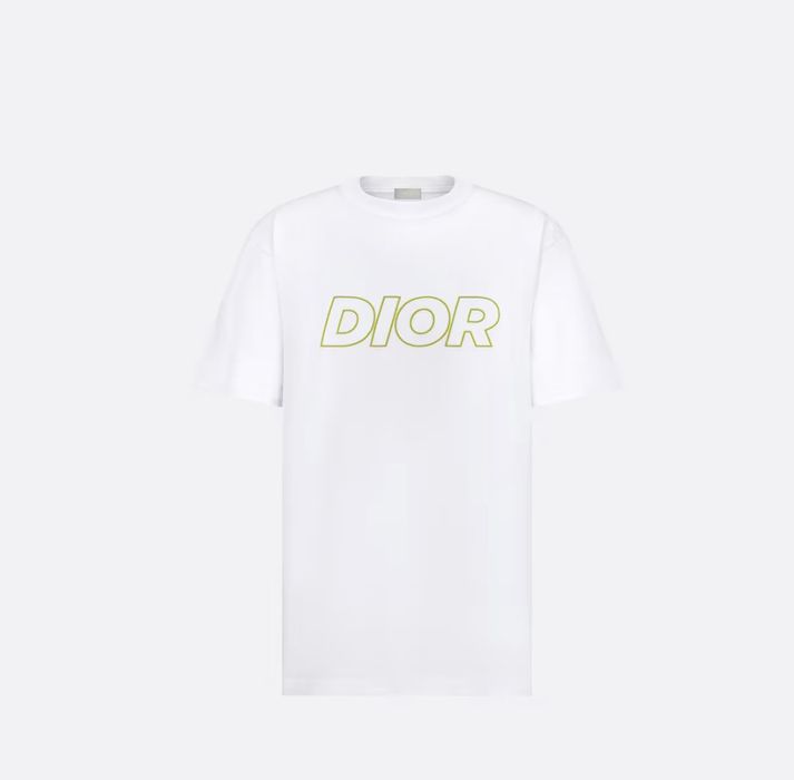 Dior - Relaxed-Fit T-Shirt White Slub Cotton Jersey - Size XL - Men