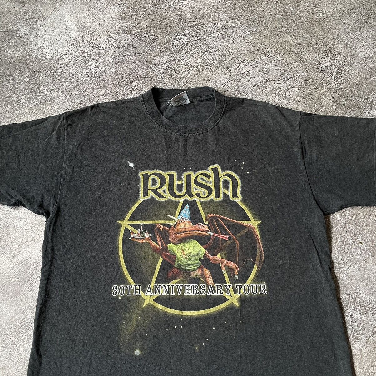 Vintage Vintage Y2K Rush Graphic Tee Sun Faded Grunge Skate Boxy L Size US L / EU 52-54 / 3 - 5 Thumbnail