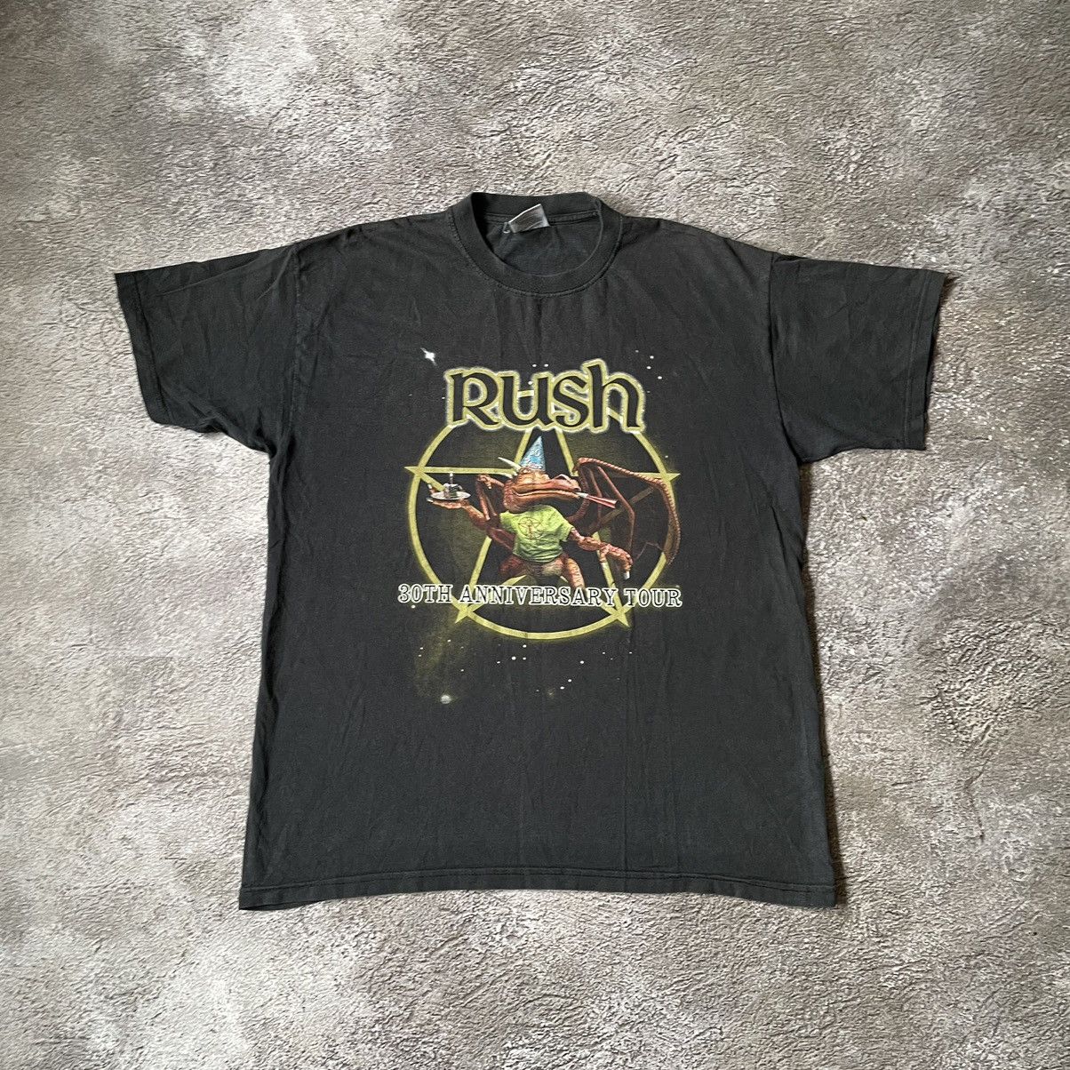 Vintage Vintage Y2K Rush Graphic Tee Sun Faded Grunge Skate Boxy L Size US L / EU 52-54 / 3 - 3 Thumbnail