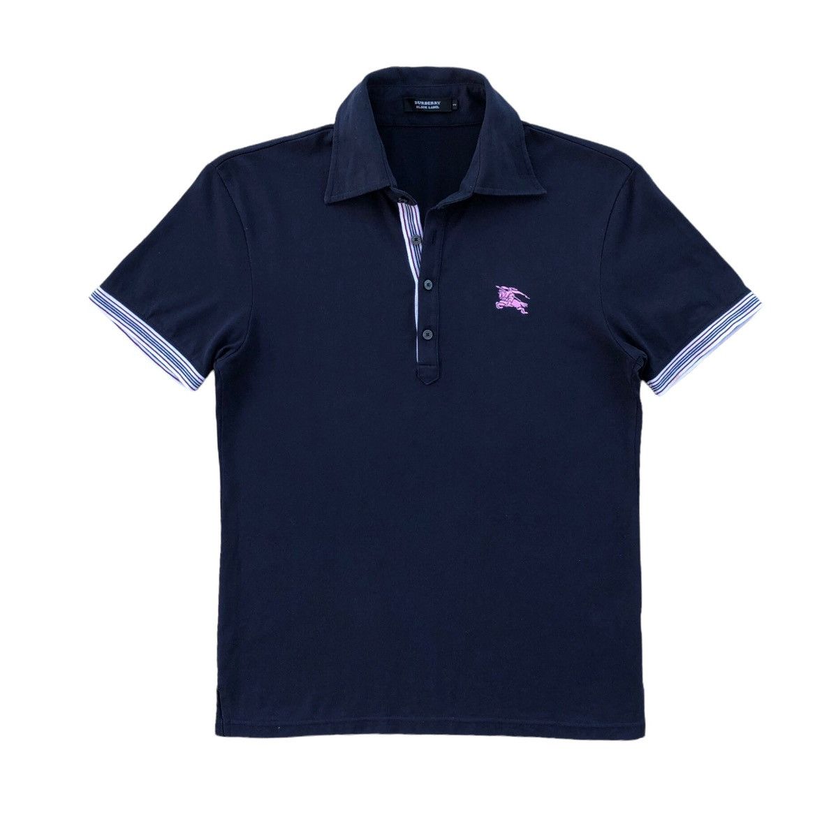 Burberry Authentic Burberry Black Label Embroidery Logo Polo Tee Size US S / EU 44-46 / 1 - 8 Thumbnail