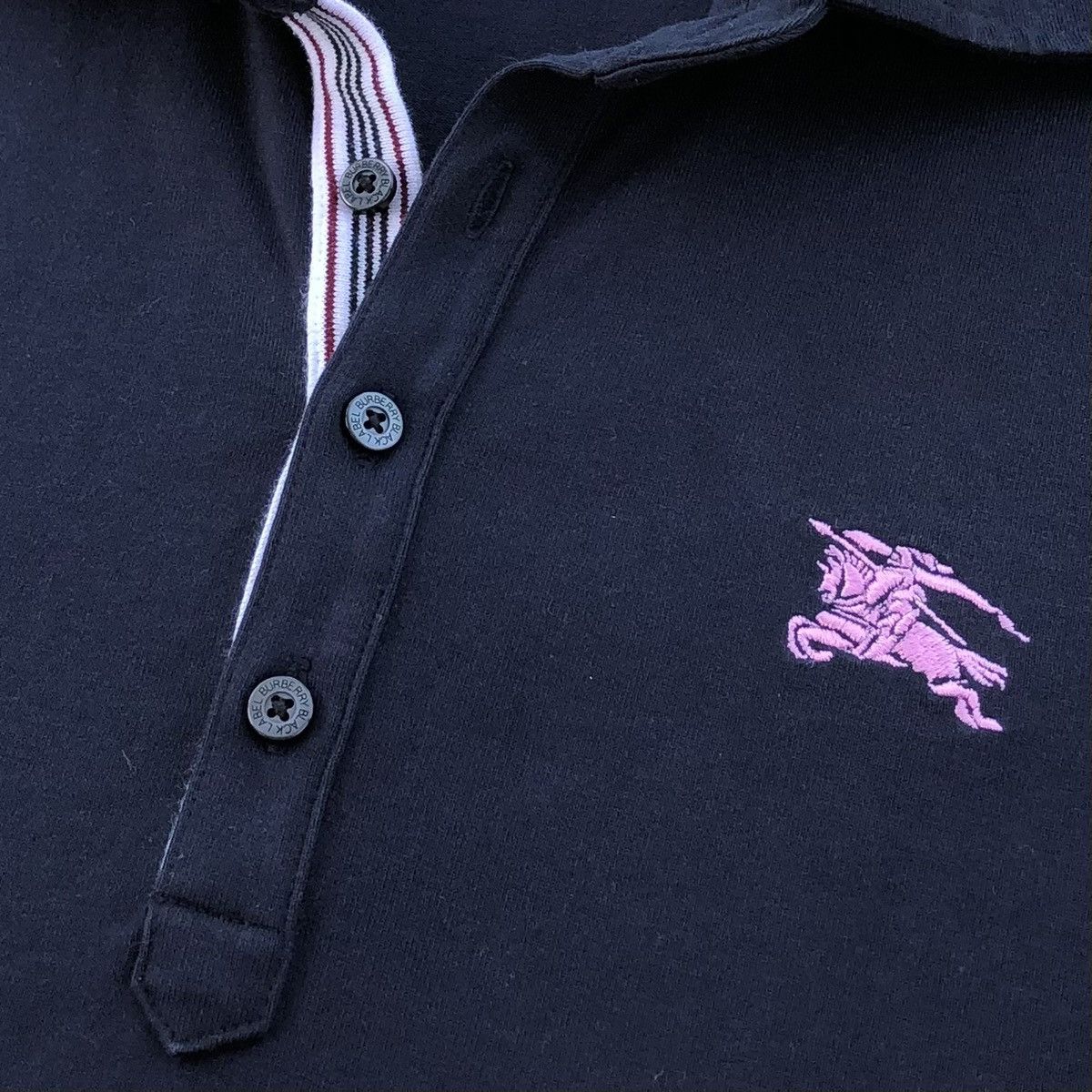 Burberry Authentic Burberry Black Label Embroidery Logo Polo Tee Size US S / EU 44-46 / 1 - 4 Thumbnail