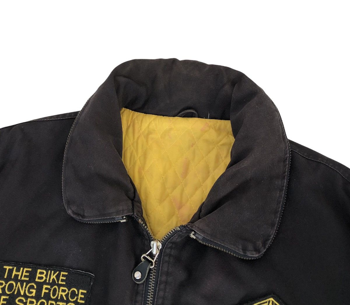 Indian Motorcycle 🔥Vintage British Swooplex Biker Bomber Patches Jacket Size US L / EU 52-54 / 3 - 9 Thumbnail