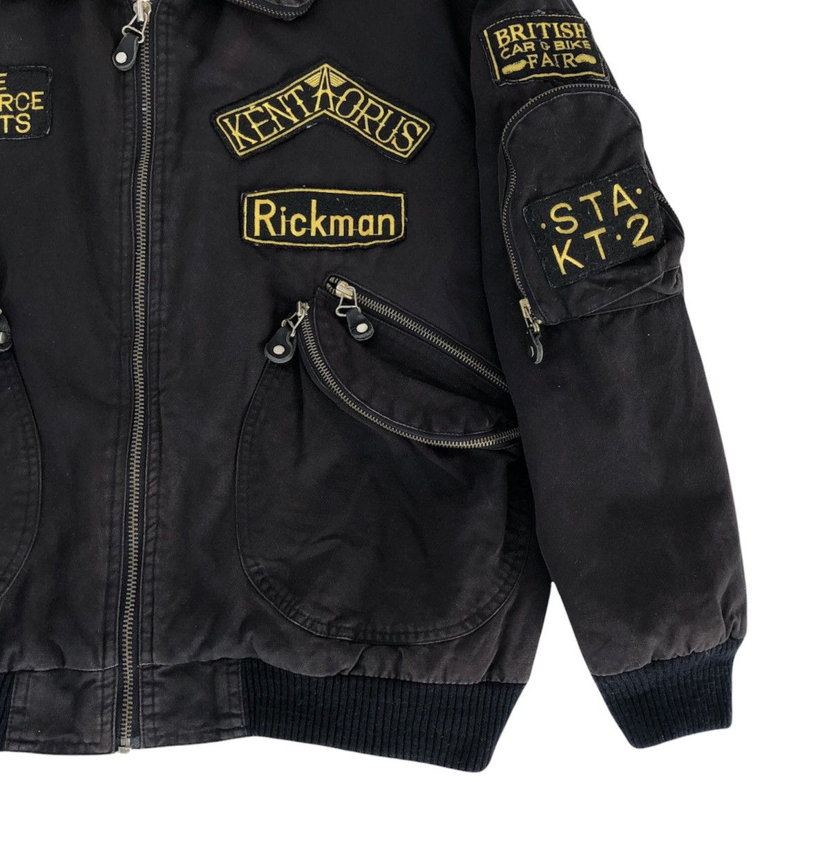 Indian Motorcycle 🔥Vintage British Swooplex Biker Bomber Patches Jacket Size US L / EU 52-54 / 3 - 3 Thumbnail