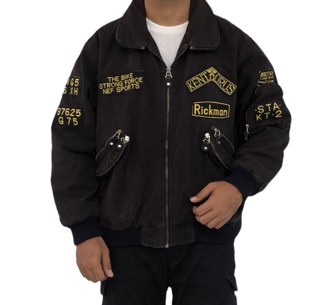 Indian Motorcycle 🔥Vintage British Swooplex Biker Bomber Patches Jacket Size US L / EU 52-54 / 3 - 1 Thumbnail