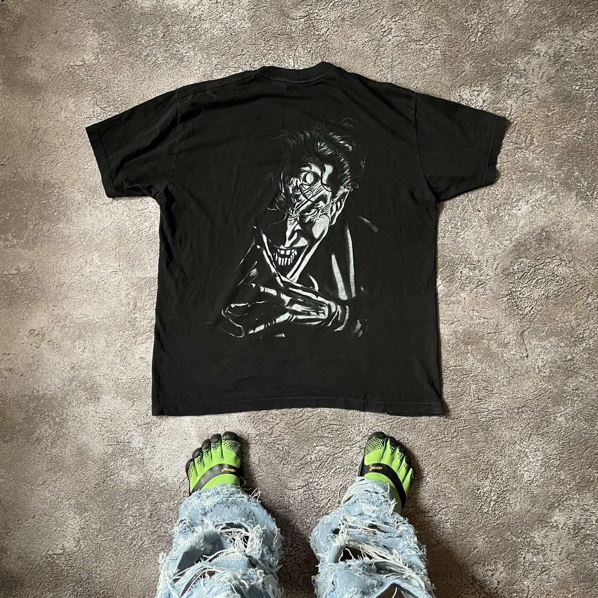 Vintage Vintage 90s Joker Skeleton Graphic Tee Grunge Punk Boxy XL Size US XL / EU 56 / 4 - 9 Thumbnail
