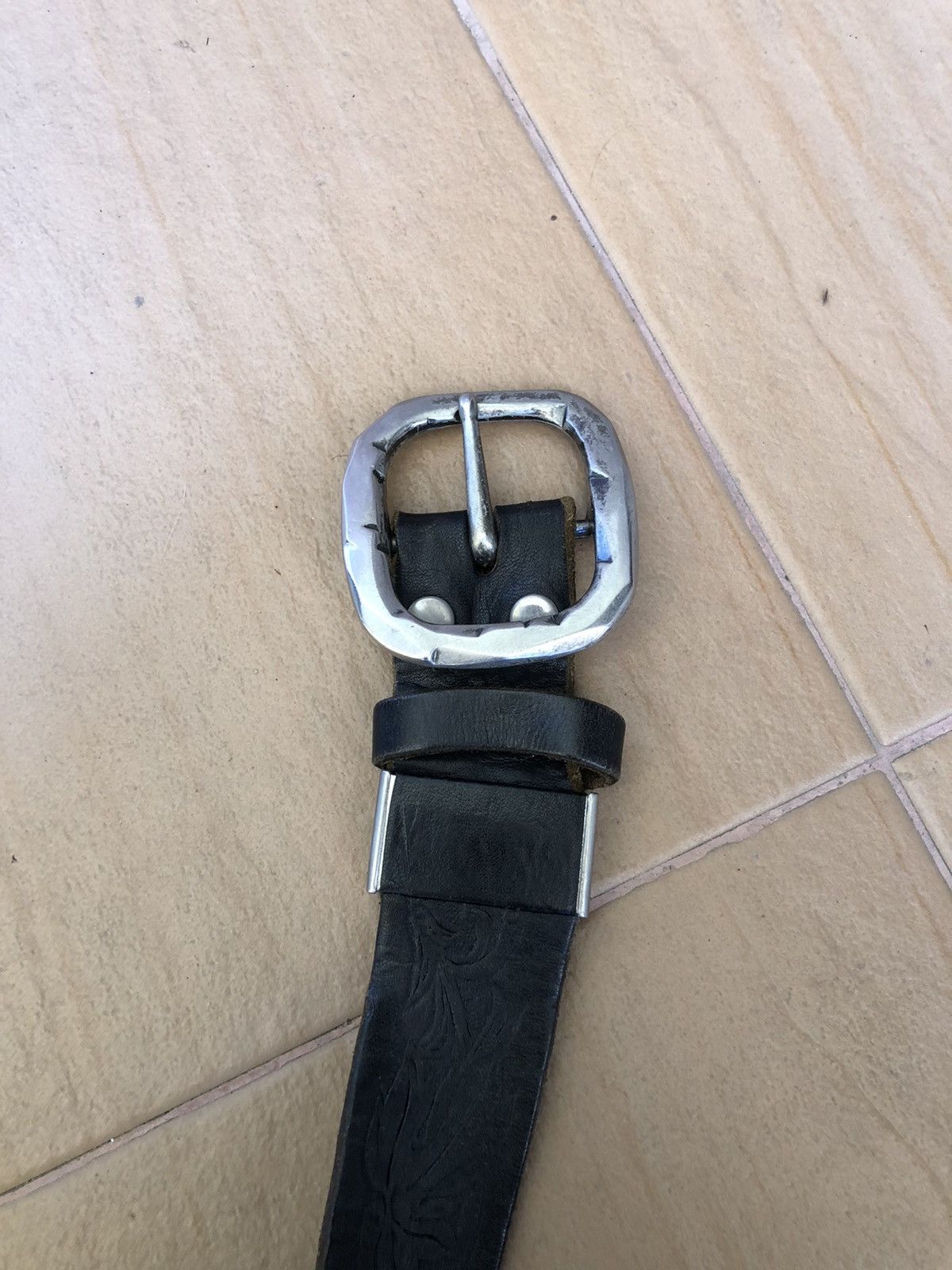 Cowboy Equipment Vintage Tooled Leather Cowboy Fashion Buckle Belts