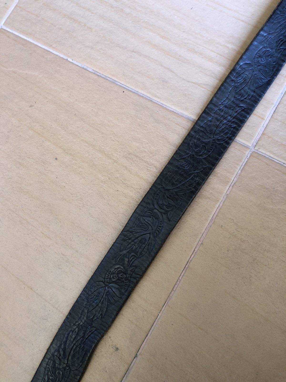 Cowboy Equipment × Other Vintage Tooled Leather Cowboy Fashion Buckle Belts Size ONE SIZE - 5 Thumbnail