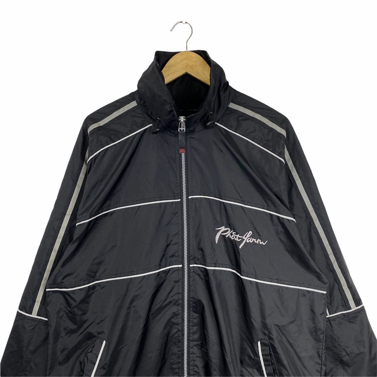 Phat Farm Vintage PHAT FARM New York Big Logo Light Jacket Windbreaker Size US XL / EU 56 / 4 - 5 Thumbnail