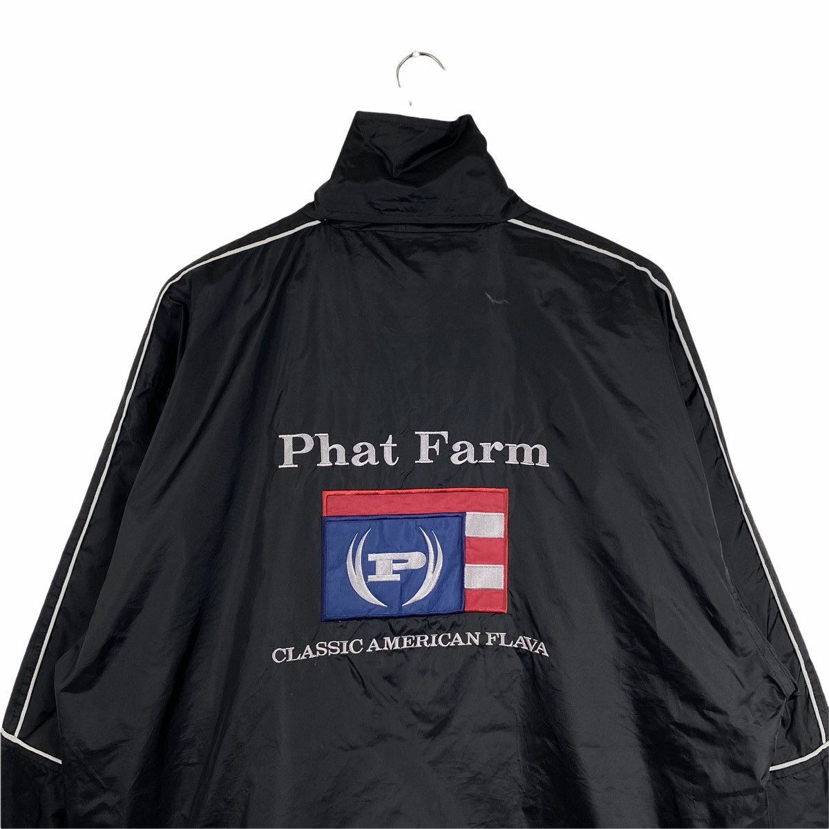 Phat Farm Vintage PHAT FARM New York Big Logo Light Jacket Windbreaker Size US XL / EU 56 / 4 - 6 Thumbnail