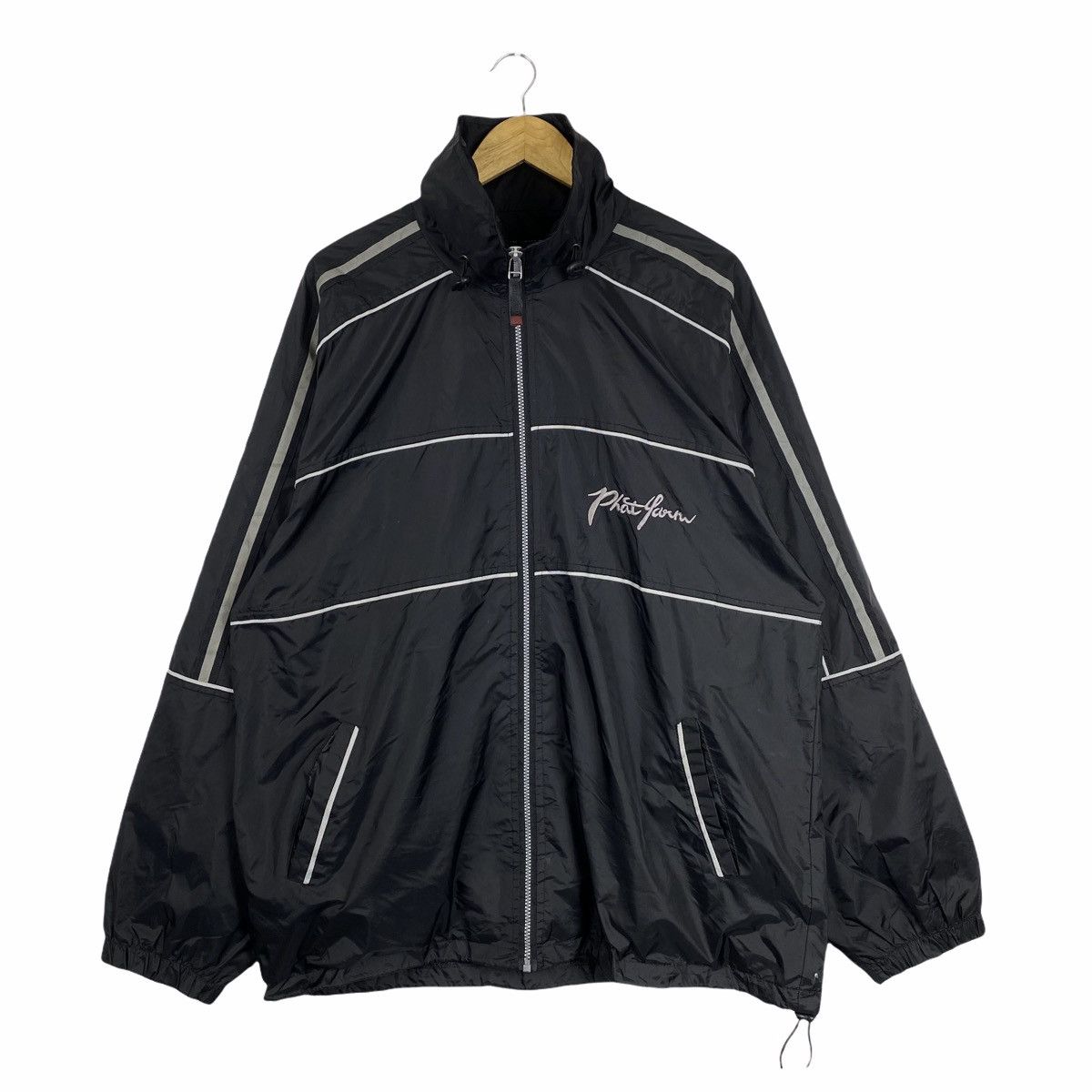 Phat Farm Vintage PHAT FARM New York Big Logo Light Jacket Windbreaker Size US XL / EU 56 / 4 - 2 Thumbnail