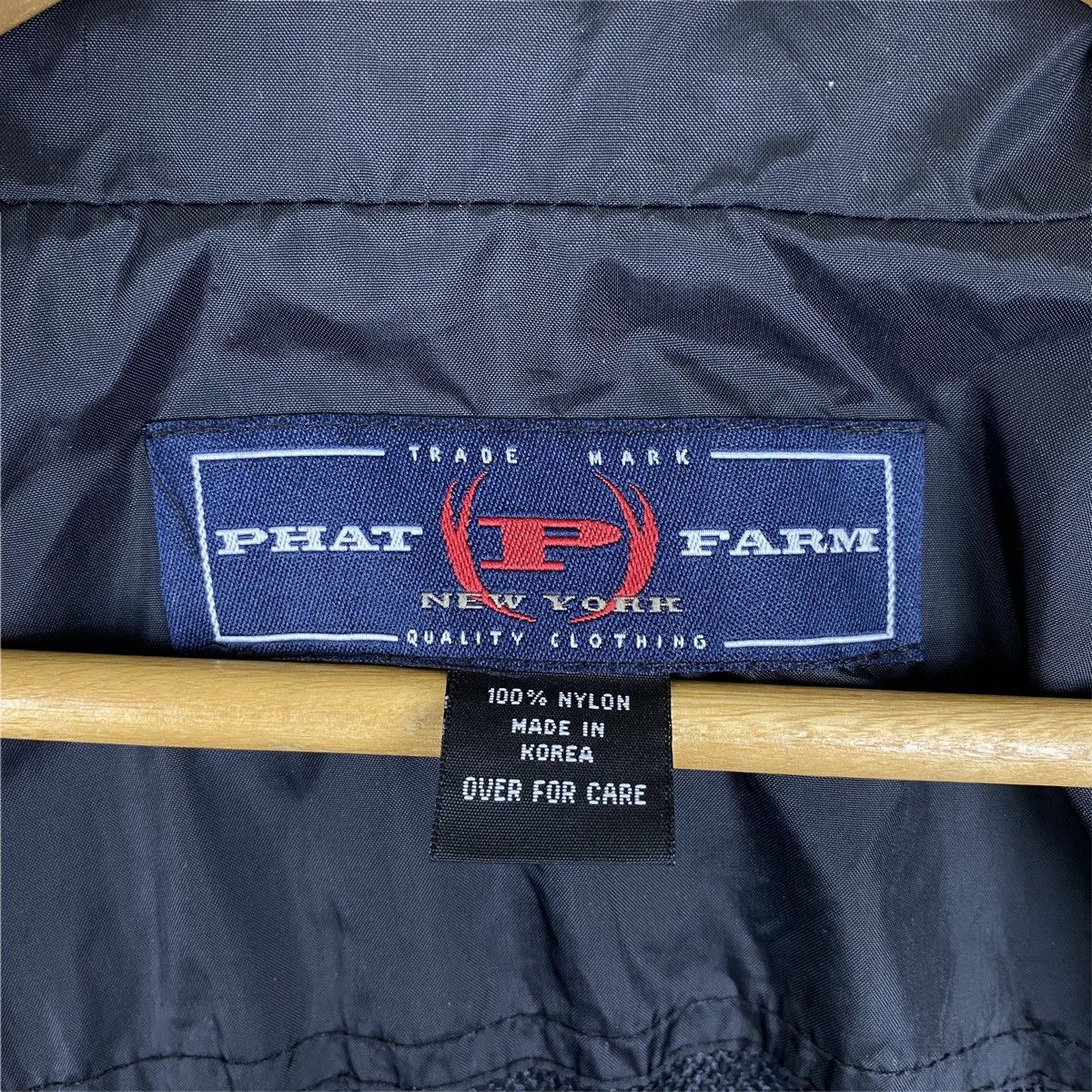 Phat Farm Vintage PHAT FARM New York Big Logo Light Jacket Windbreaker Size US XL / EU 56 / 4 - 7 Thumbnail