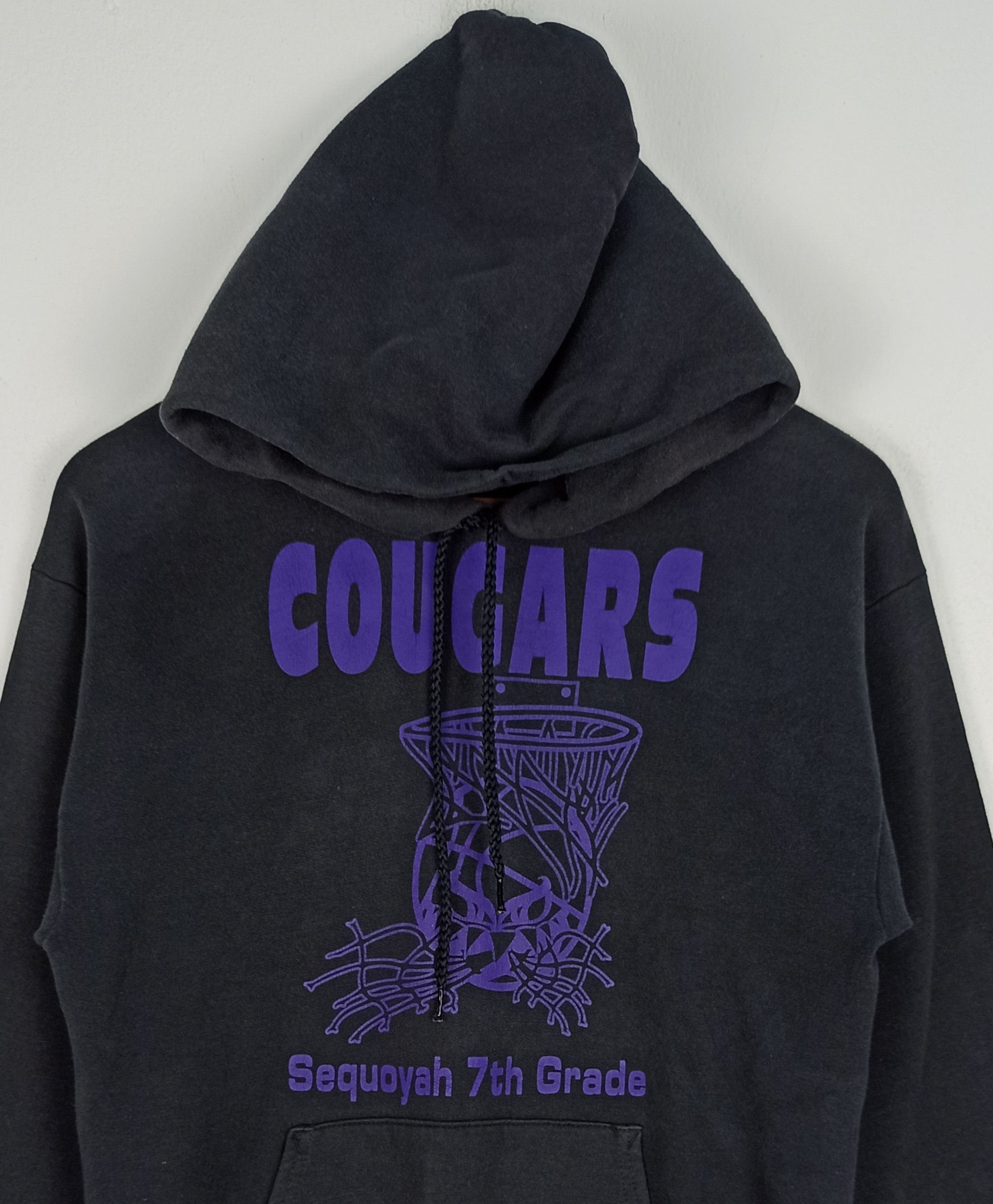 Hanes 🔥Vintage🔥 NBA Team Cougars Basketball Hanes Hoodie Size US S / EU 44-46 / 1 - 3 Thumbnail