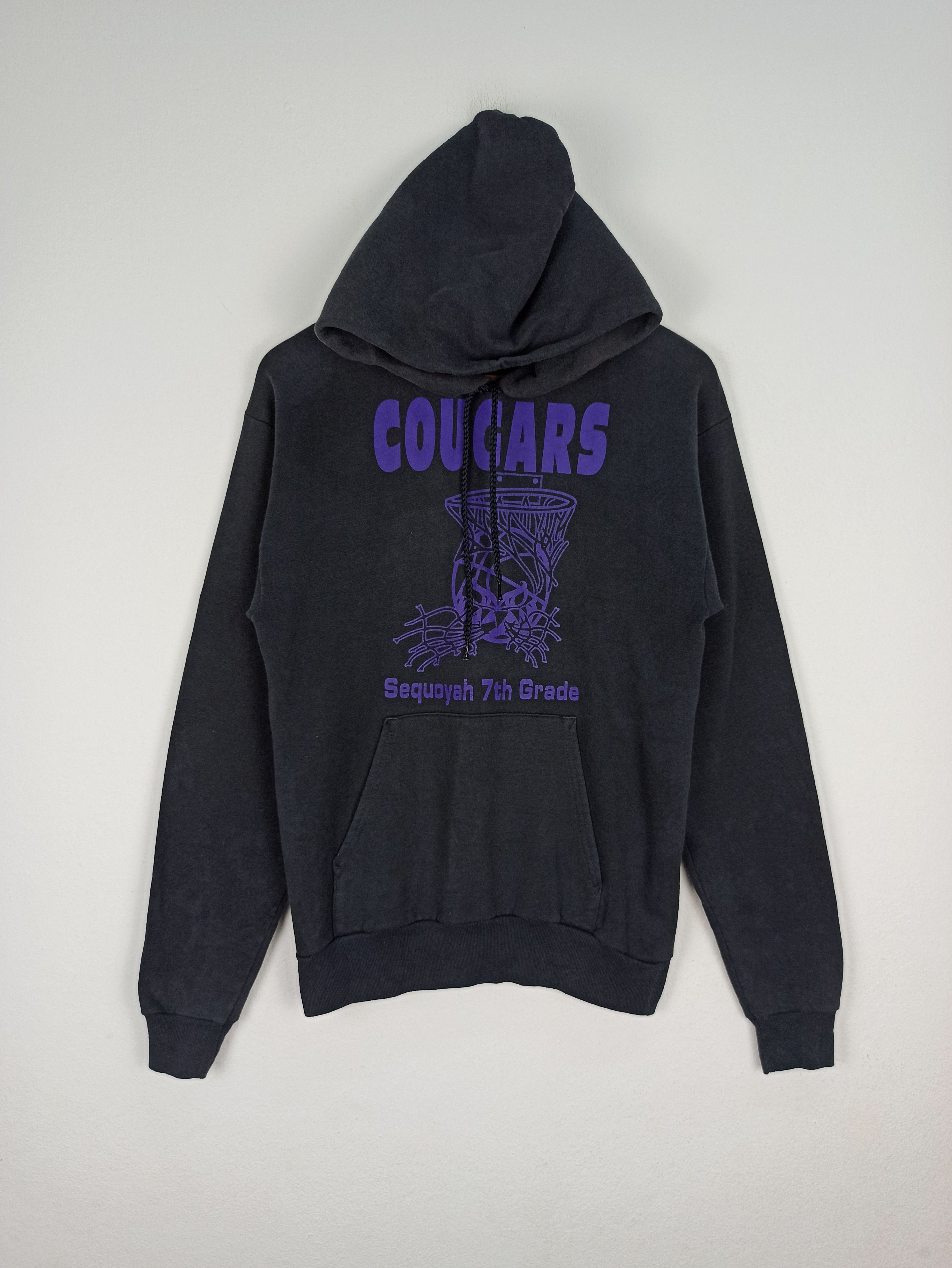 Hanes 🔥Vintage🔥 NBA Team Cougars Basketball Hanes Hoodie Size US S / EU 44-46 / 1 - 1 Thumbnail