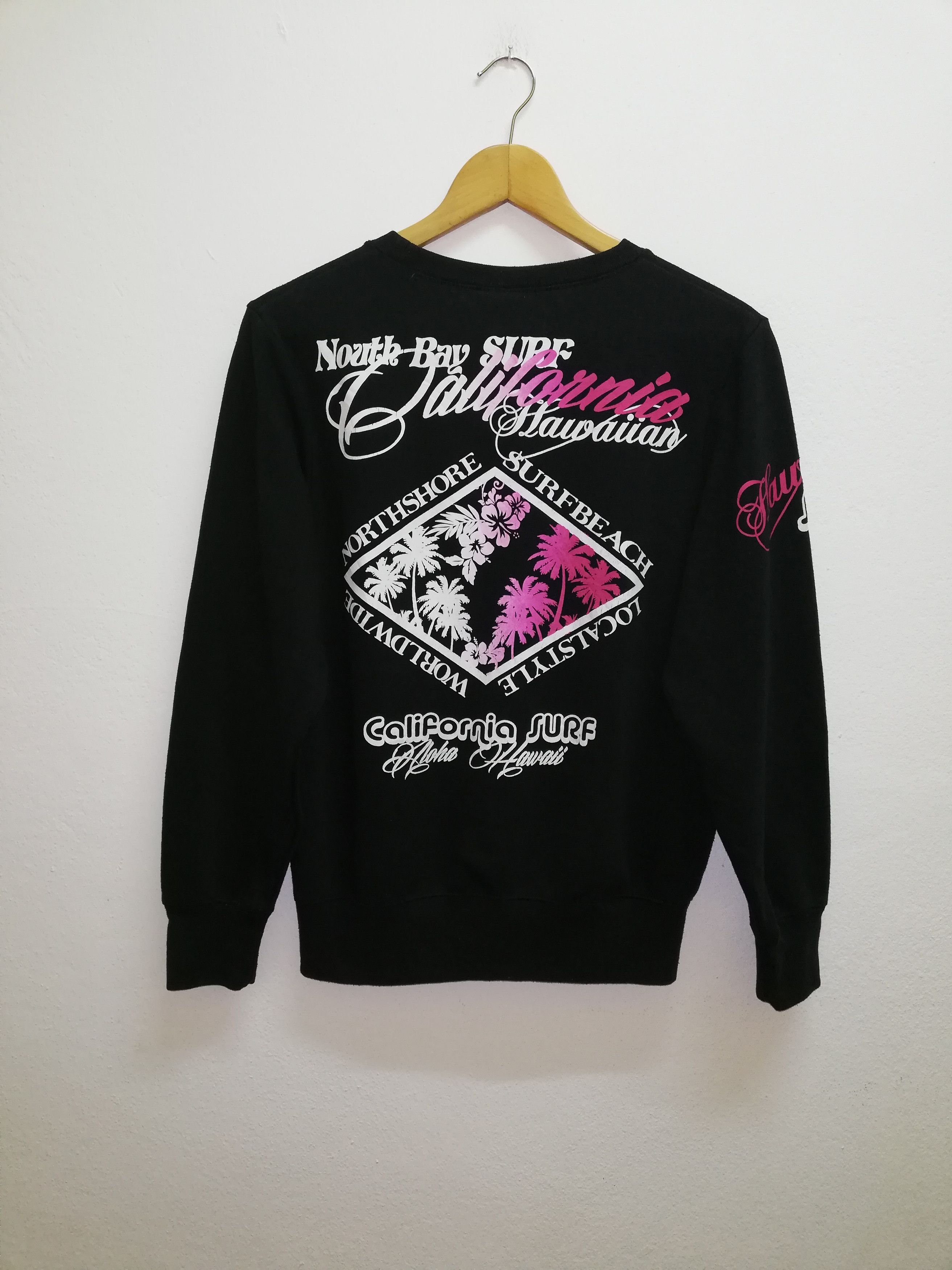Japanese Brand Rare North Bay Surf California Sweatshirt Crewneck (c33) Size US M / EU 48-50 / 2 - 1 Thumbnail