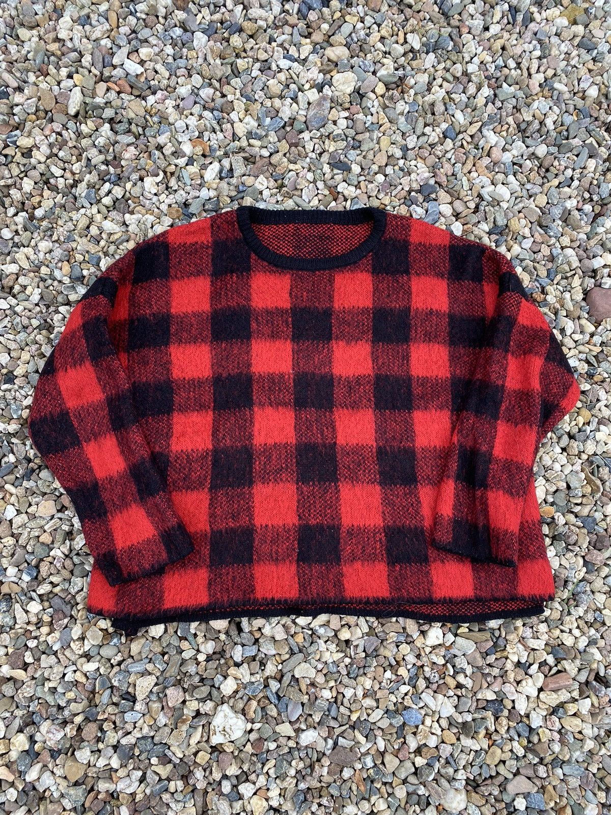 Kurt Cobain Sweater Red Black | Grailed