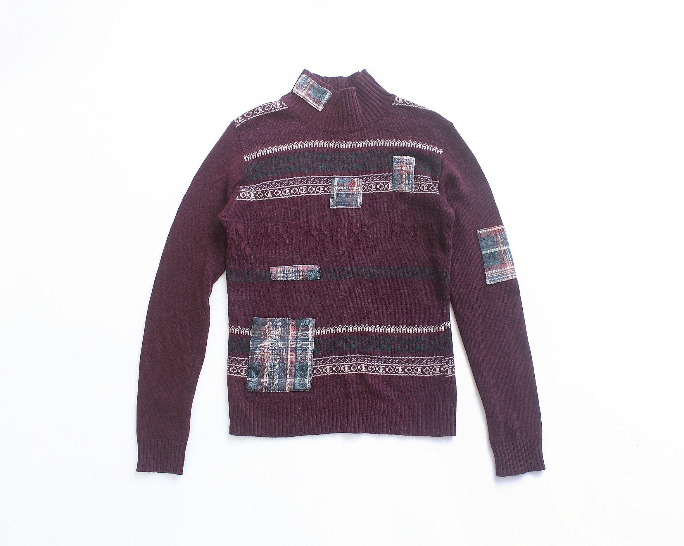 Raf by Raf Simons Patched Wool Sweater