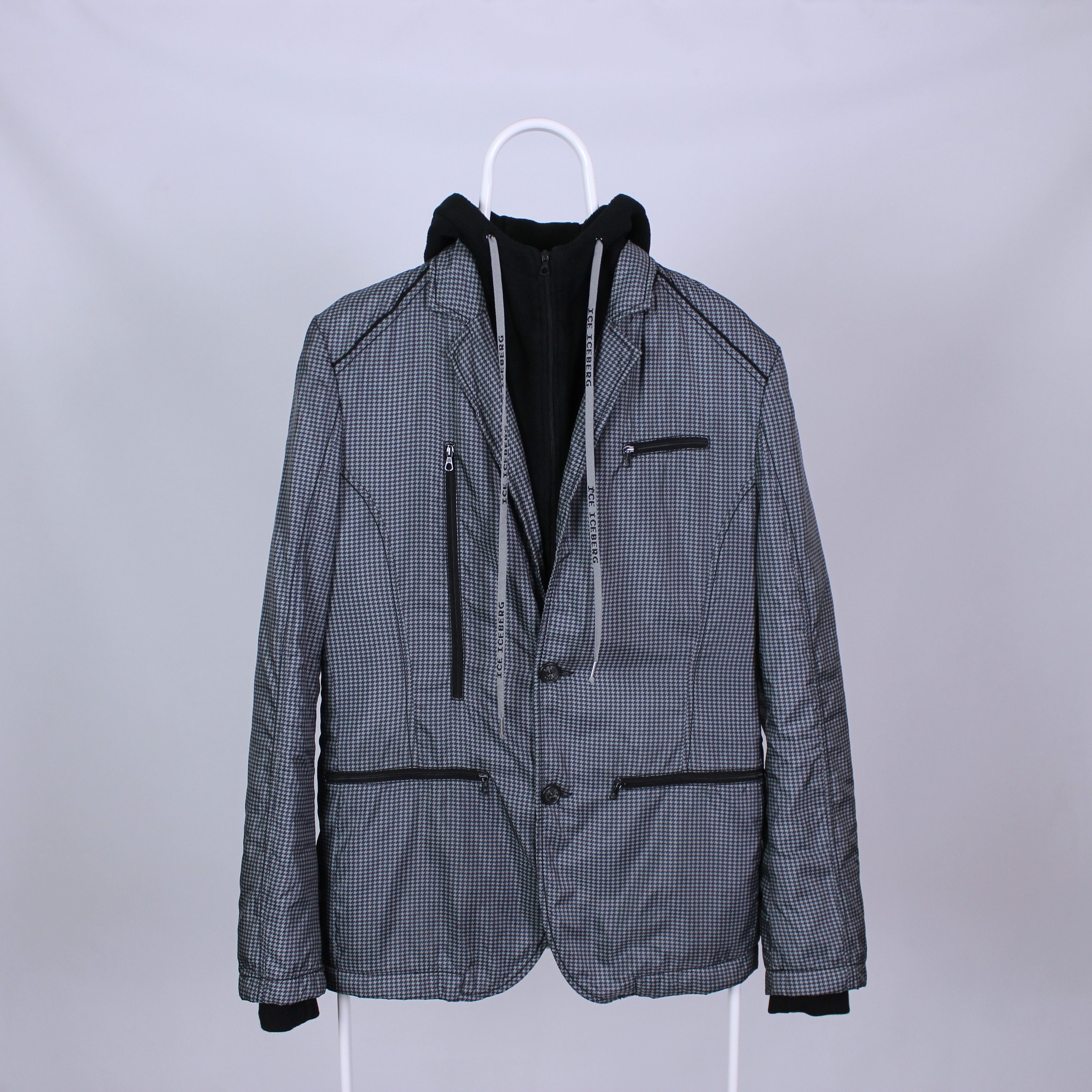 image of Iceberg 2V1 Jacket Rarity Fleece Nylon S M, Men's (Size Medium)