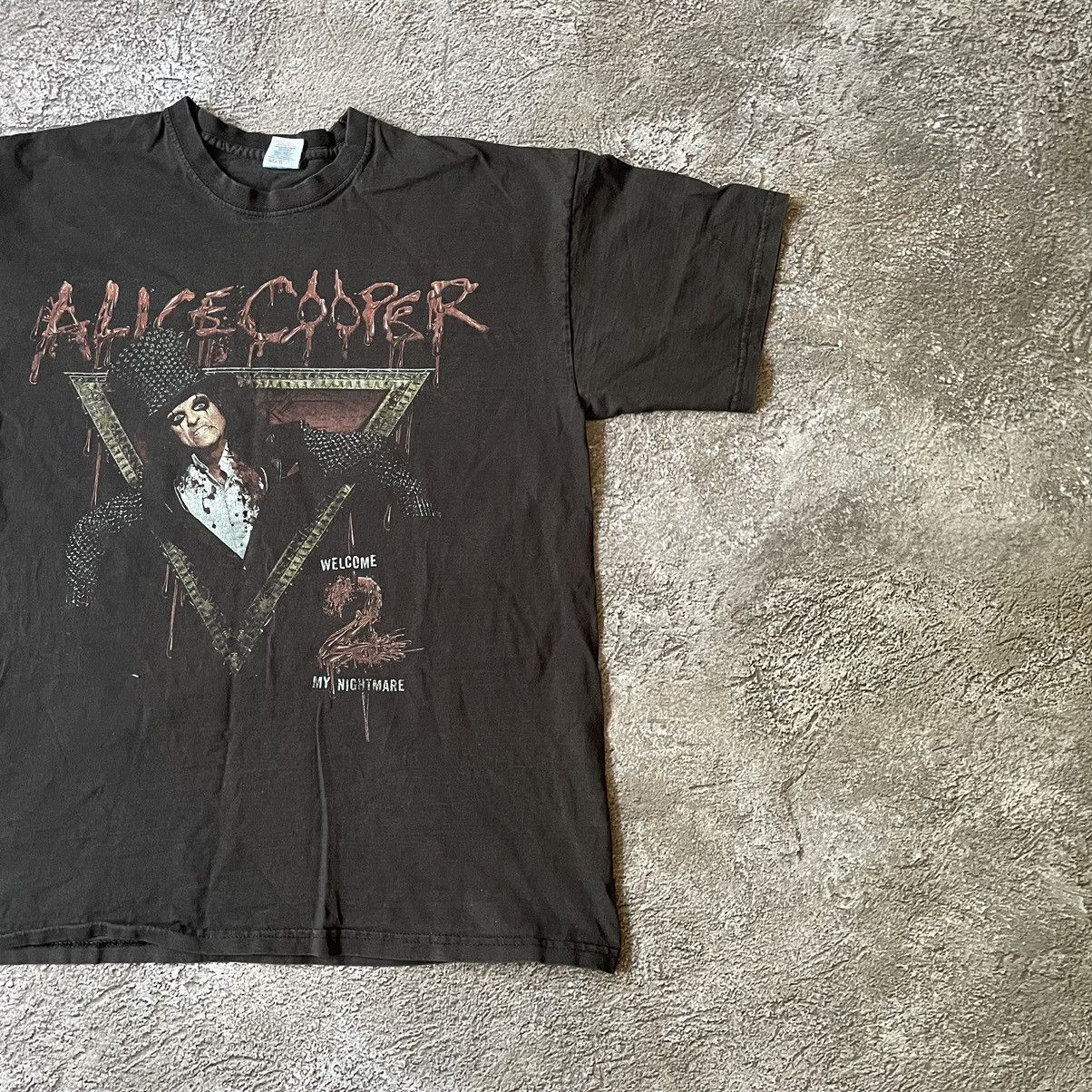 Vintage Vintage 90s Alice Cooper Band Tee Graphic Grunge Wide Leg L Size US L / EU 52-54 / 3 - 2 Thumbnail