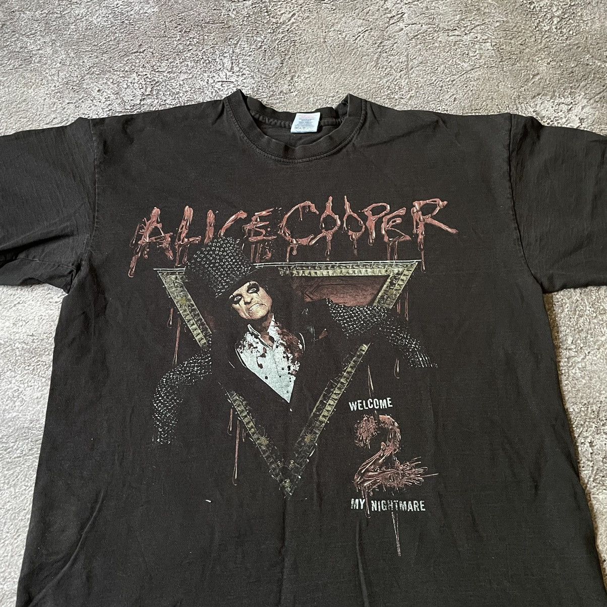 Vintage Vintage 90s Alice Cooper Band Tee Graphic Grunge Wide Leg L Size US L / EU 52-54 / 3 - 5 Thumbnail