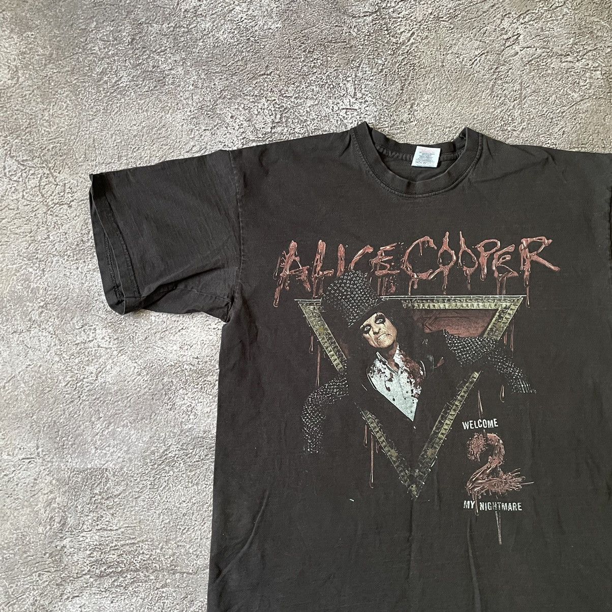 Vintage Vintage 90s Alice Cooper Band Tee Graphic Grunge Wide Leg L Size US L / EU 52-54 / 3 - 4 Thumbnail