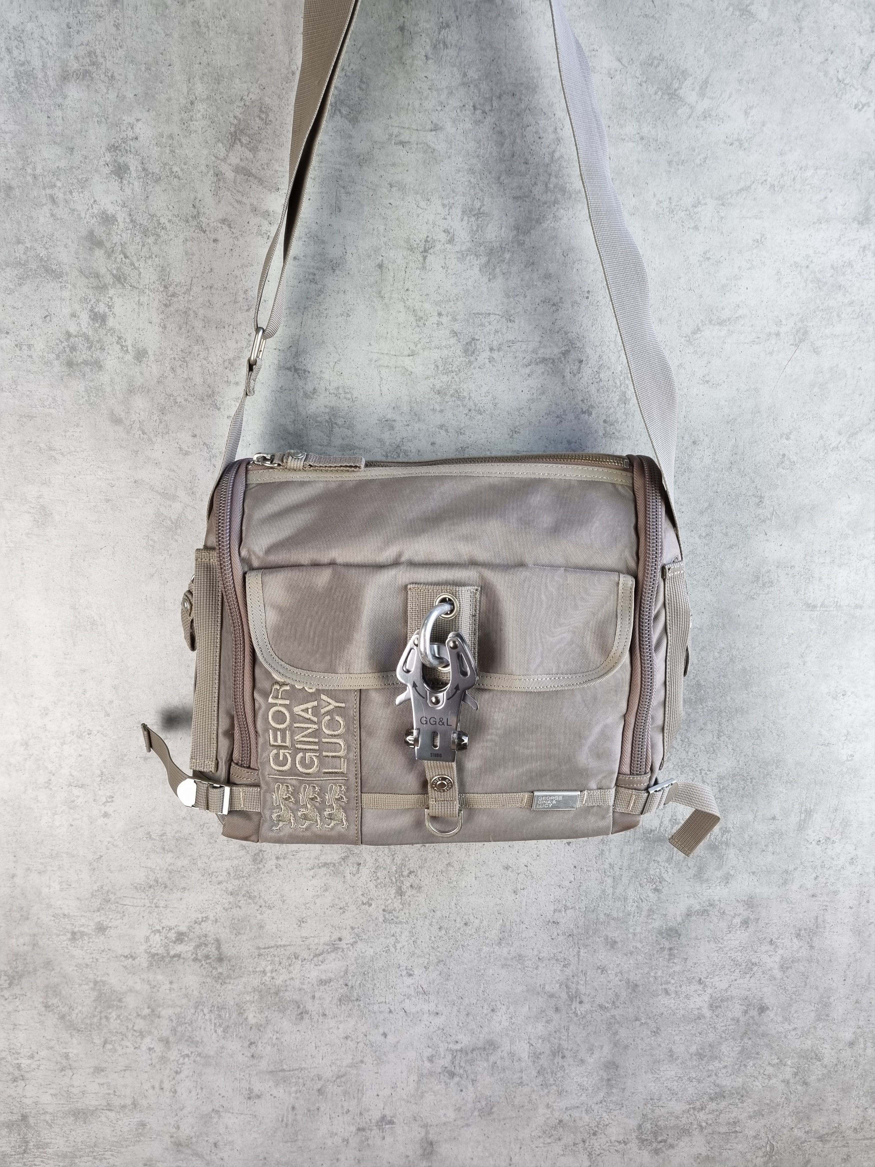 Japanese Brand × Vintage GGL Tactical Utility Messenger Mr.Postman Shoulder Bag Size ONE SIZE - 1 Thumbnail