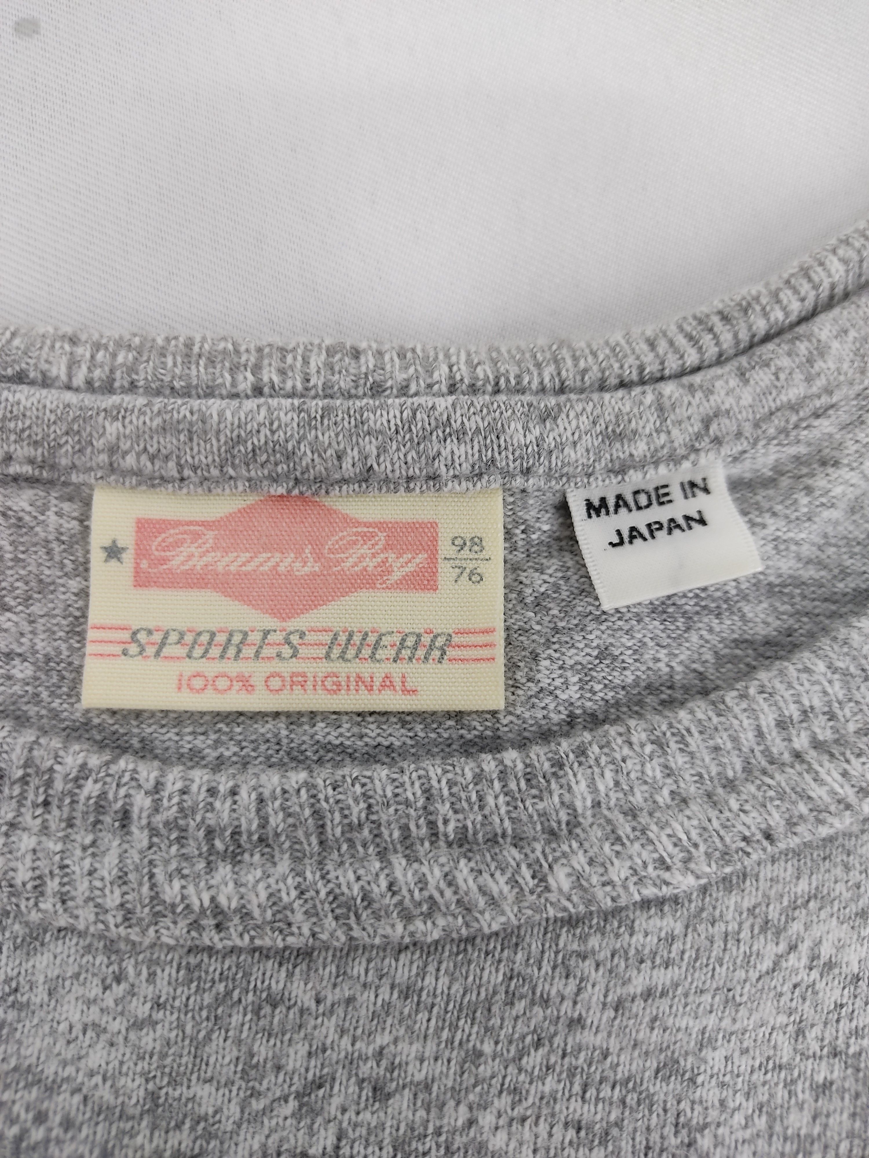 Japanese Brand Vintage Beams Boys Lacrosse #8 Spell Out Tee Size XS / US 0-2 / IT 36-38 - 4 Thumbnail