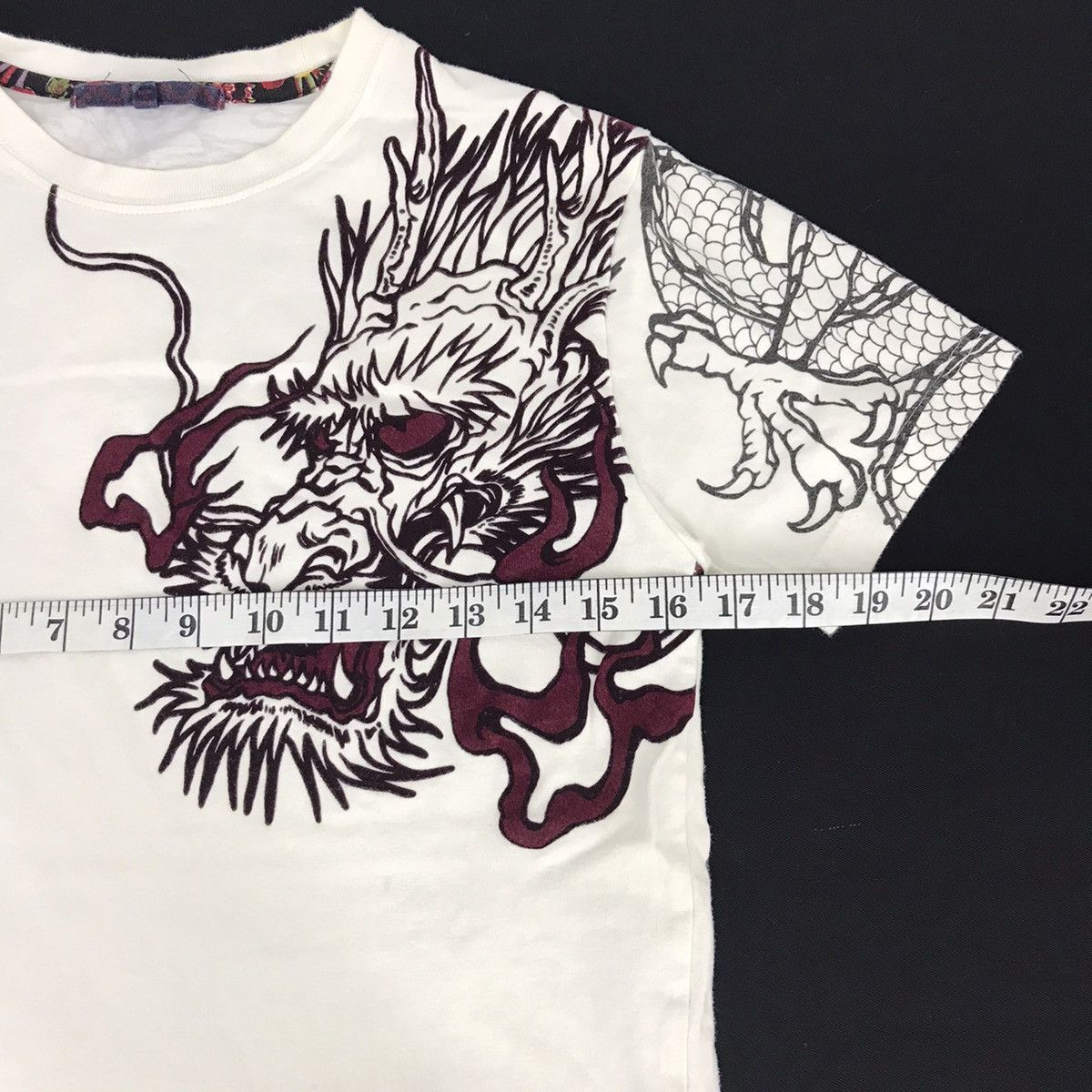 Japanese Brand Hype Style Dragon Sukajan Art Big Tattoo Logo Tee Size US XS / EU 42 / 0 - 7 Thumbnail